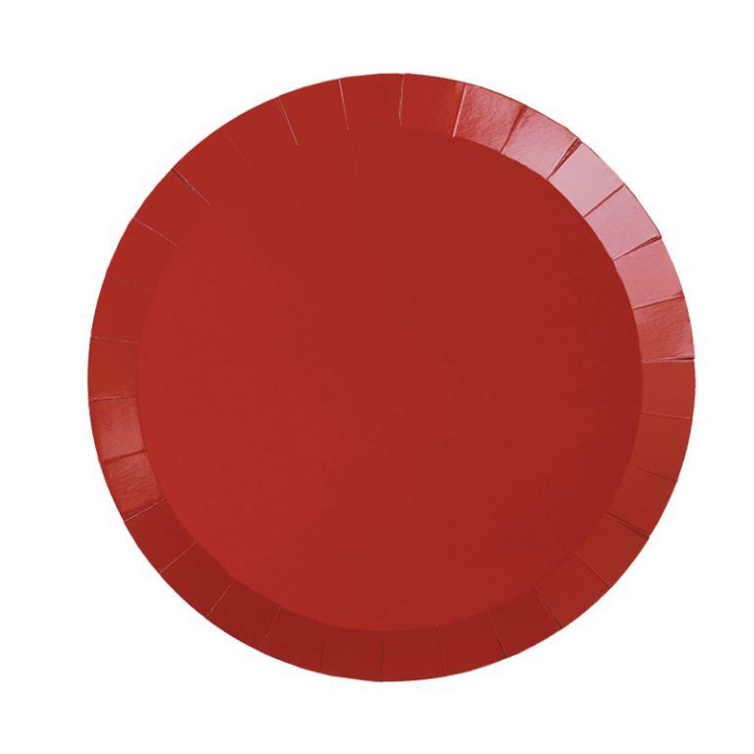 FiveStar Paper Round Dinner Plate 9" Cherry Red (20 Pack)