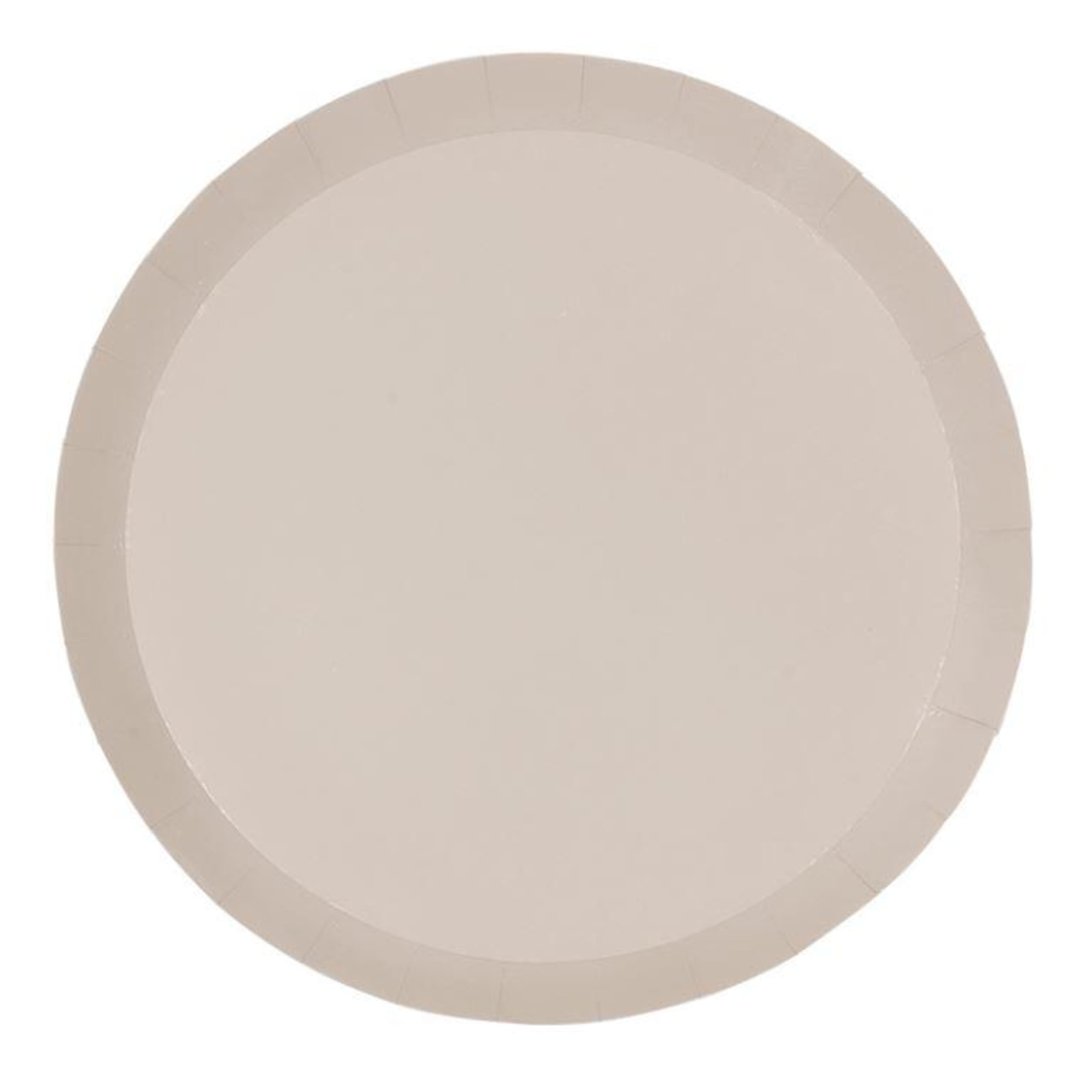 FiveStar Paper Round Dinner Plate 9" White Sand (20 Pack)