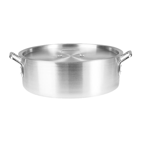 CaterChef Brazier with Cover (520x140mm 29.0lt - Silver)