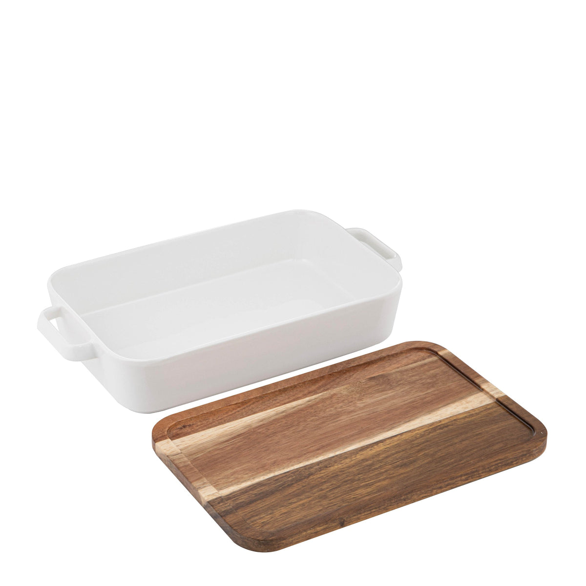 Ladelle Alto Oven To Table Medium Baking Dish with Lid & Trivet