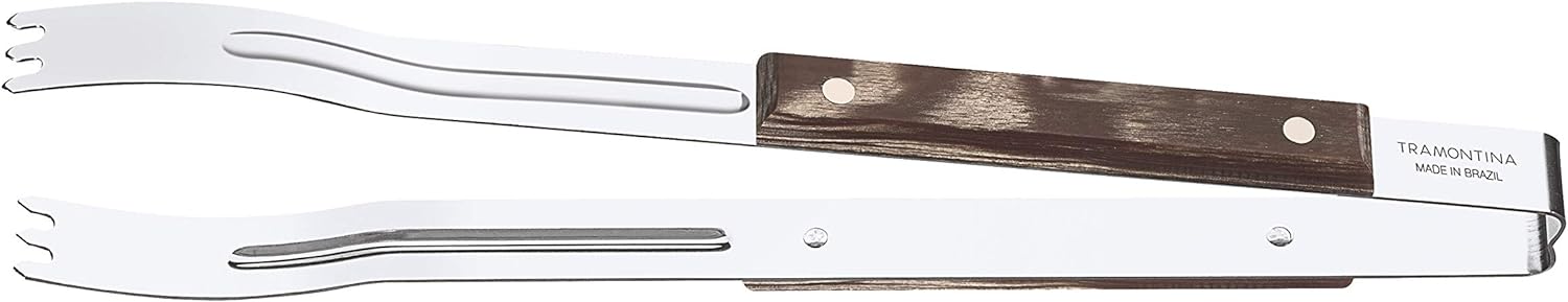 Tramontina Australia Barbecue Meat Tongs Polywood Line - Brown