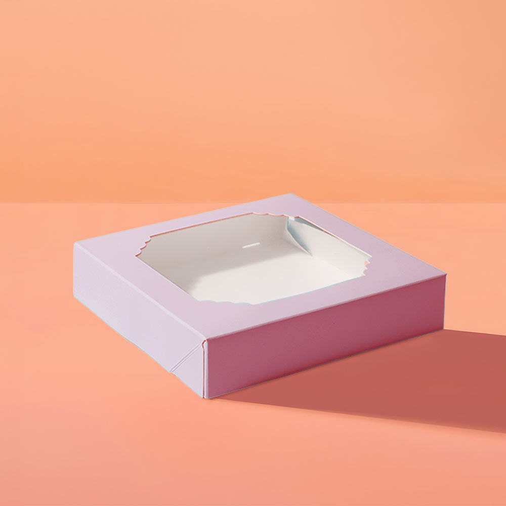 Papyrus Scalloped Large Treat Box Pastel Lilac 5 Pack