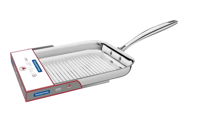 Tramontina Grano Stainless Steel Griddle Pan - 1.9 L