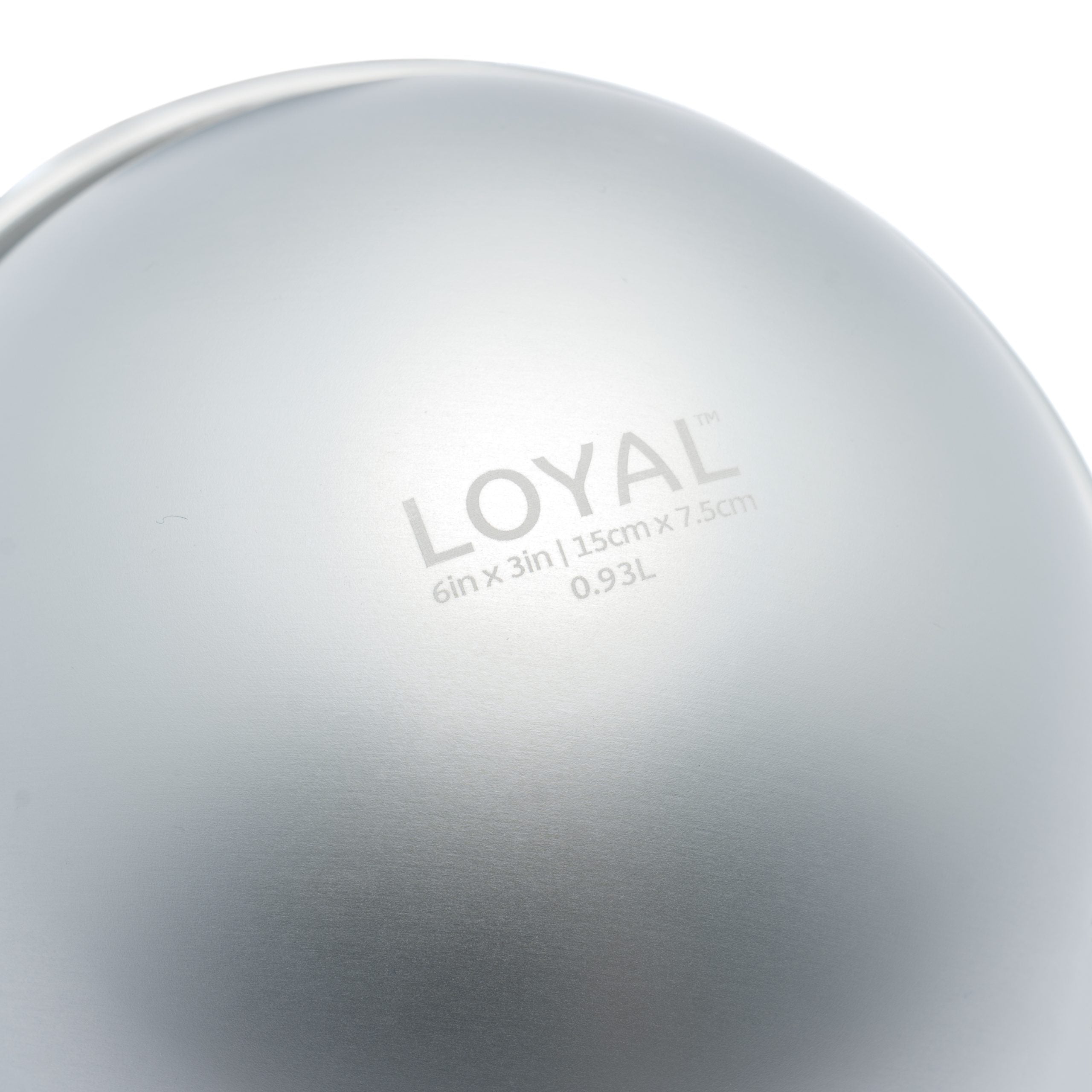LOYAL Elite Anodised Hemisphere Cake Tin 6 Inch
