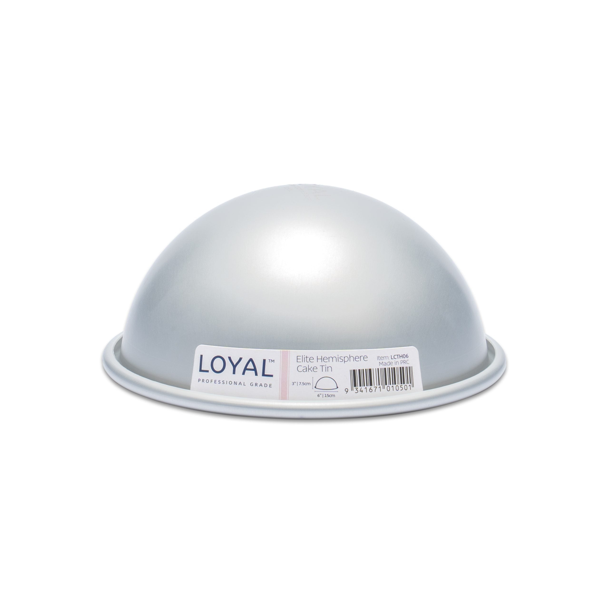LOYAL Elite Anodised Hemisphere Cake Tin 6 Inch