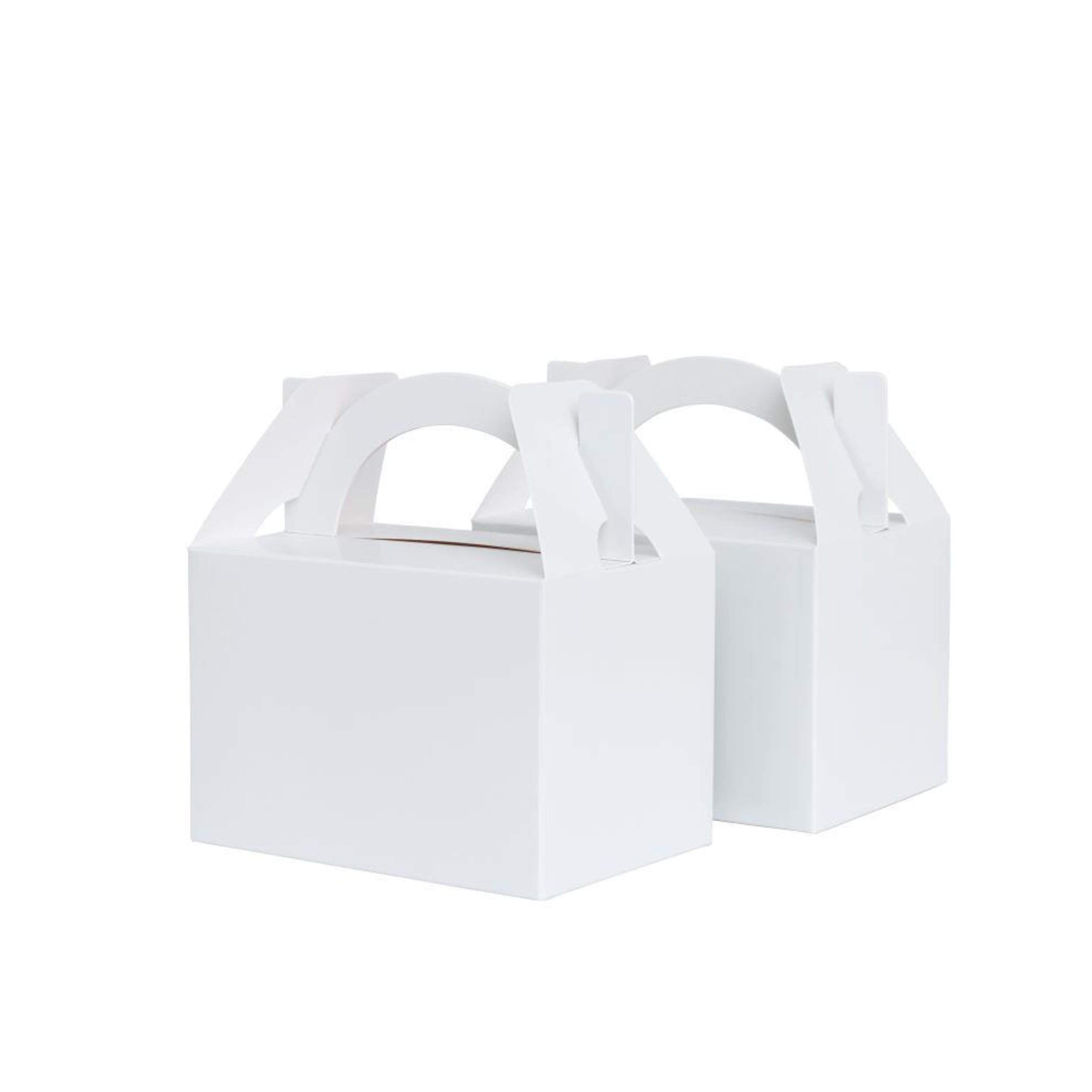 FiveStar Little Lunch Box White (10 Pack)