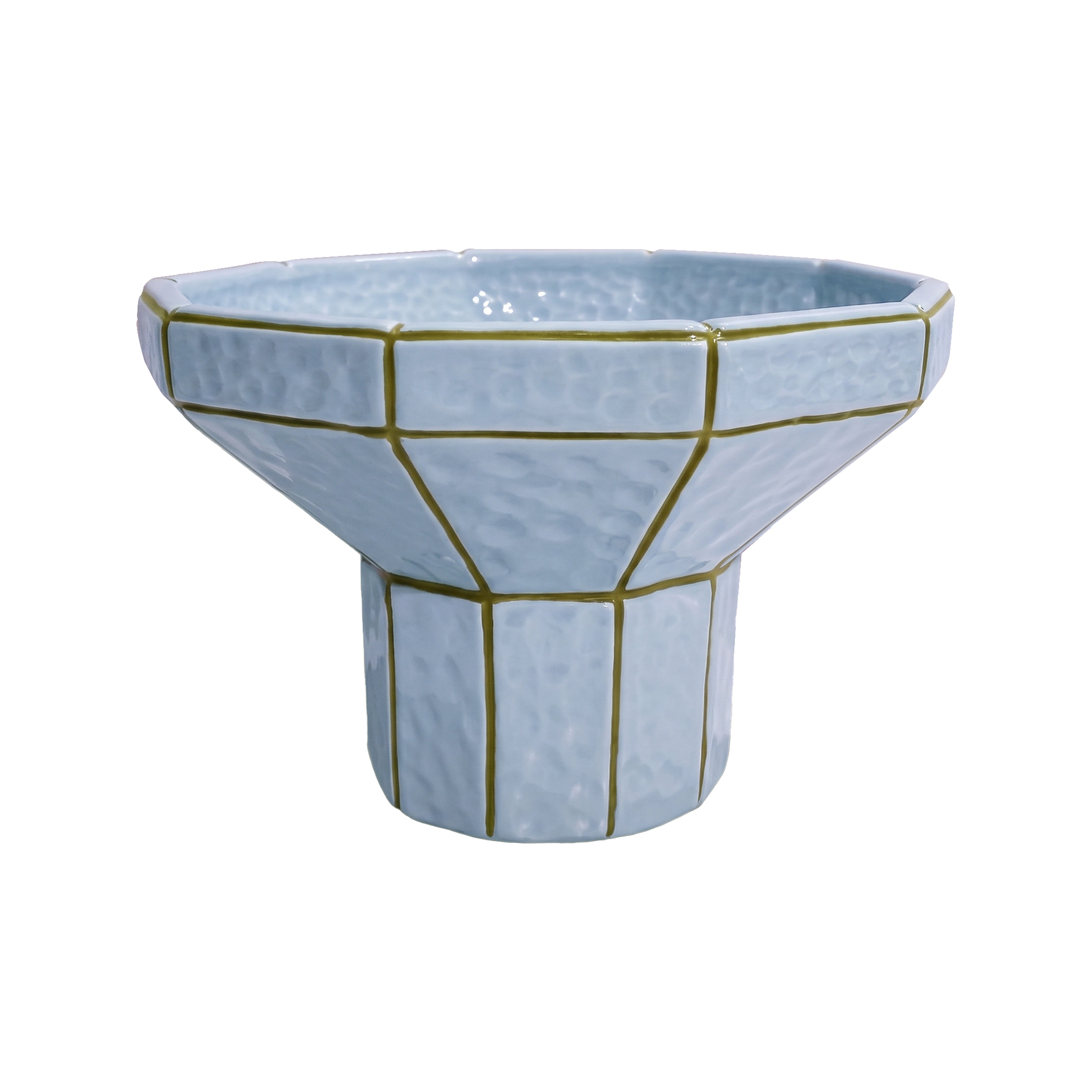 Emporium Sadie Tile Collection Dish Blue & Deep Green