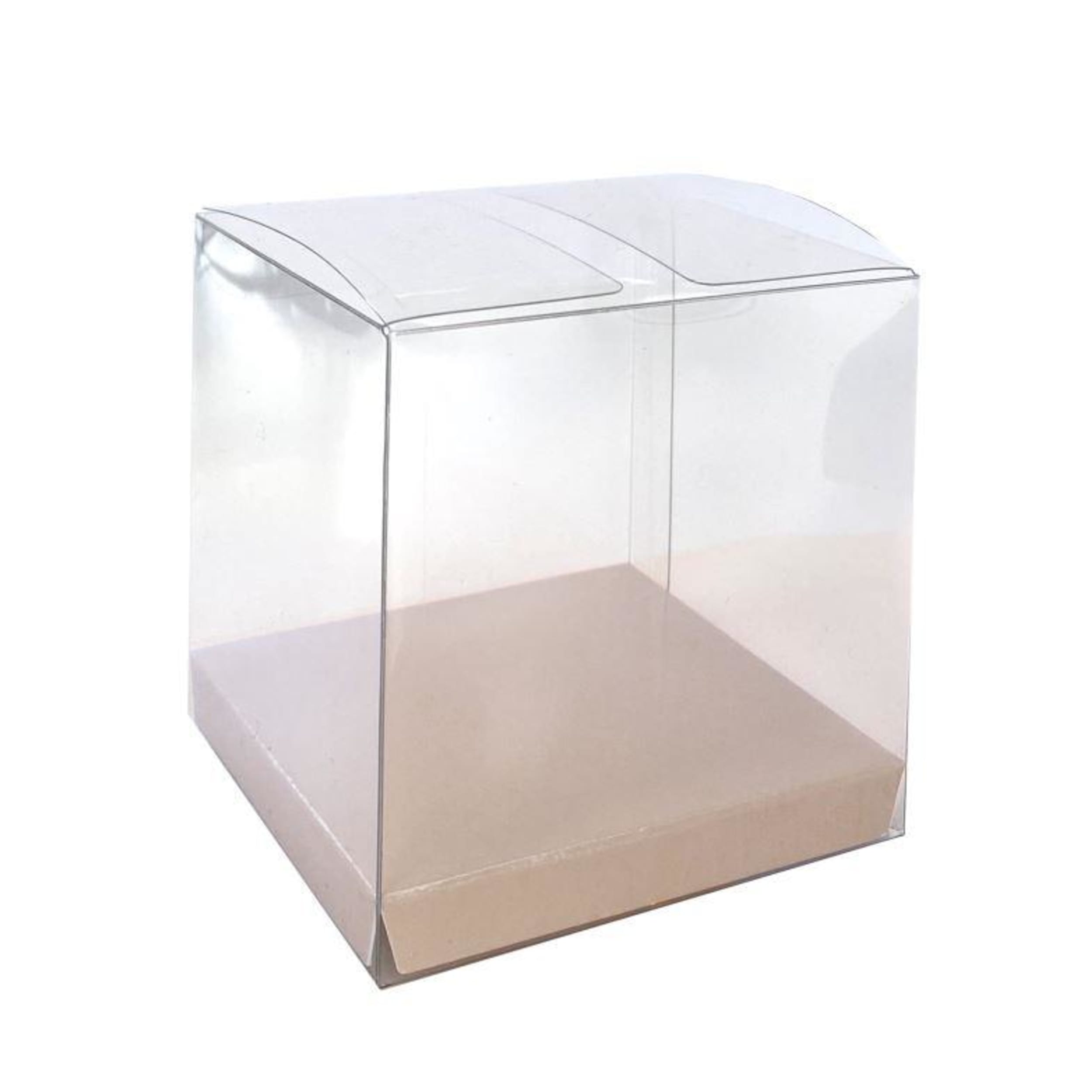 FiveStar Clear Favour Box White Sand (10 Pack)