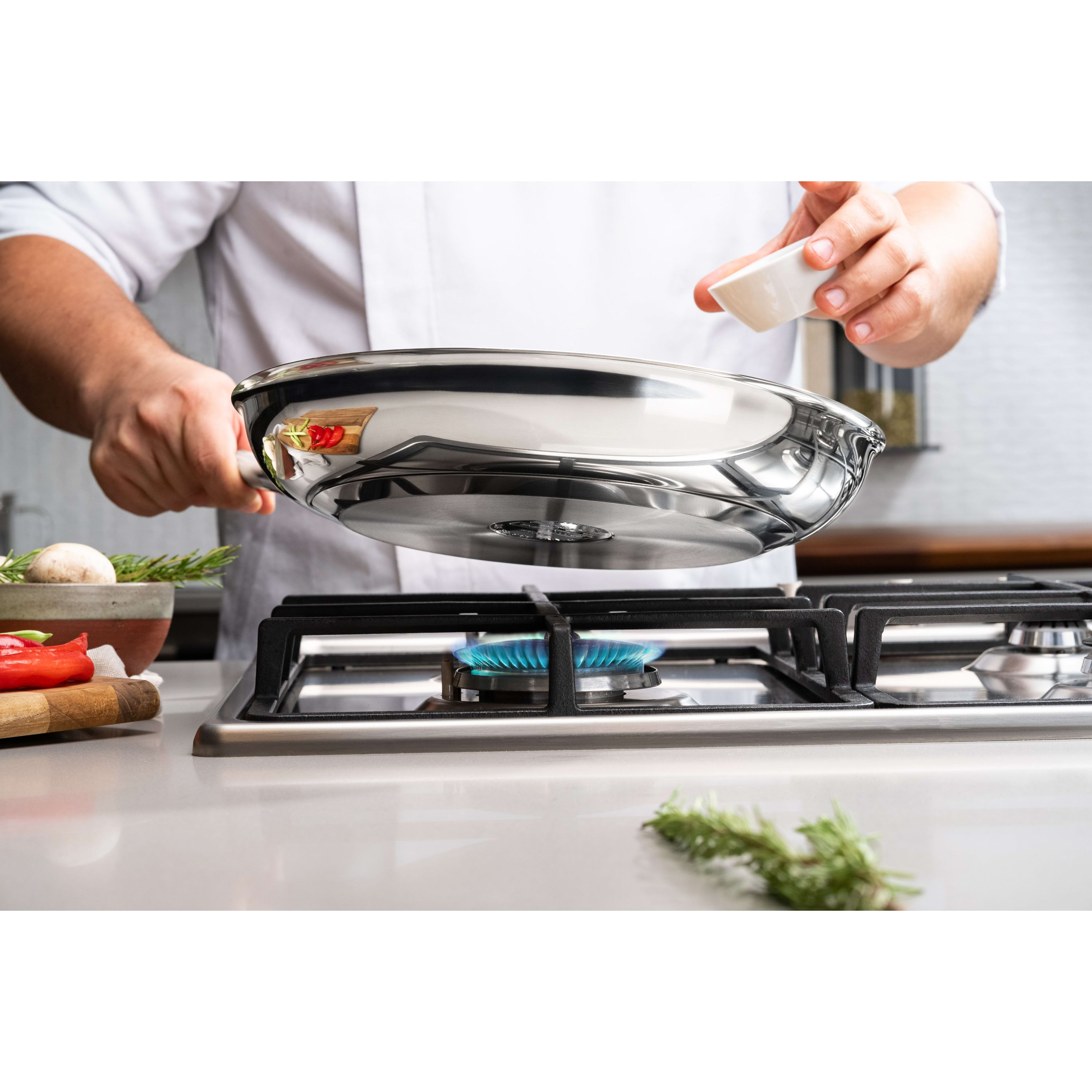 Tramontina Professional Tri-Ply Base Shallow Frying Pan - 20cm - 1.1L
