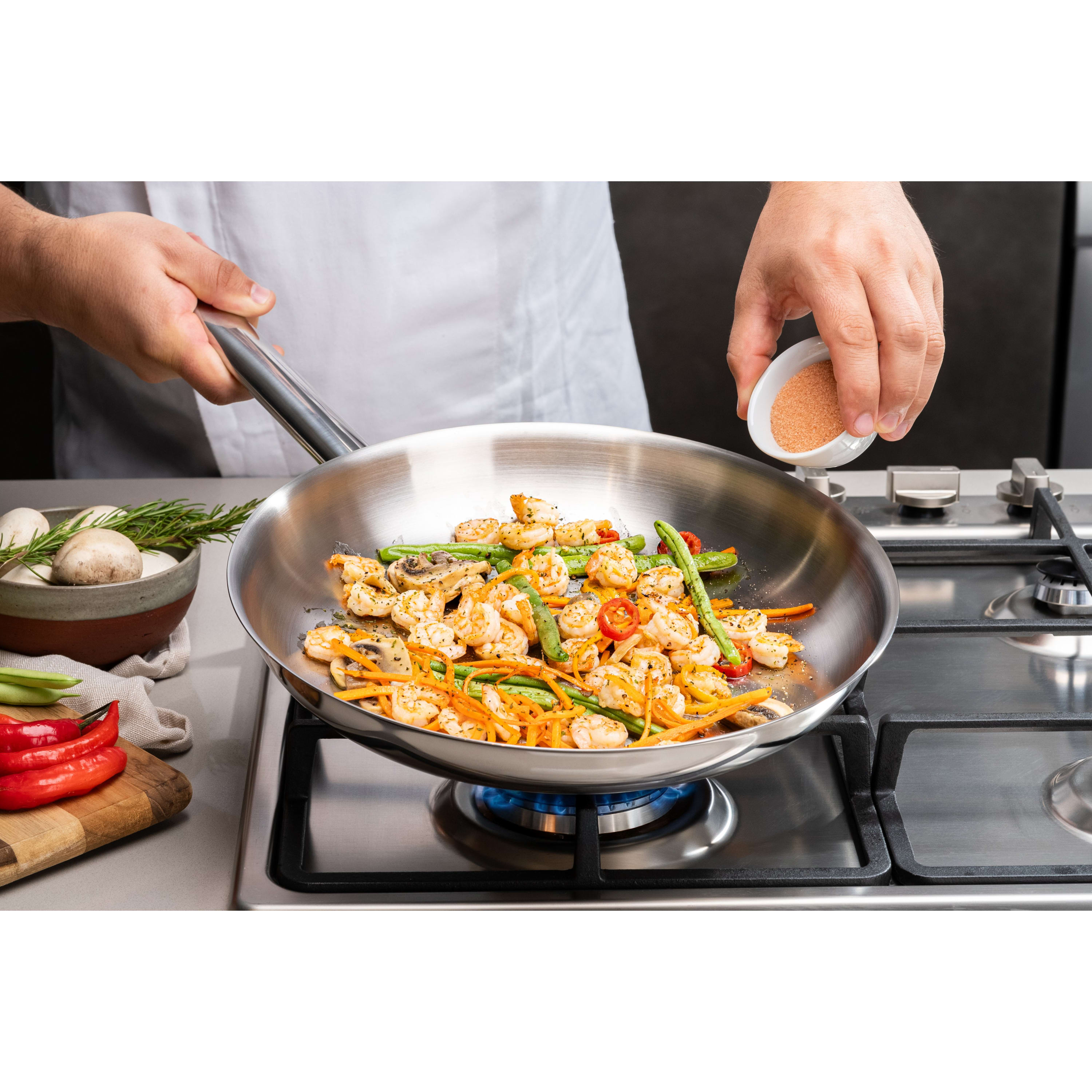 Tramontina Professional Tri-Ply Base Shallow Frying Pan - 30cm - 2.9L
