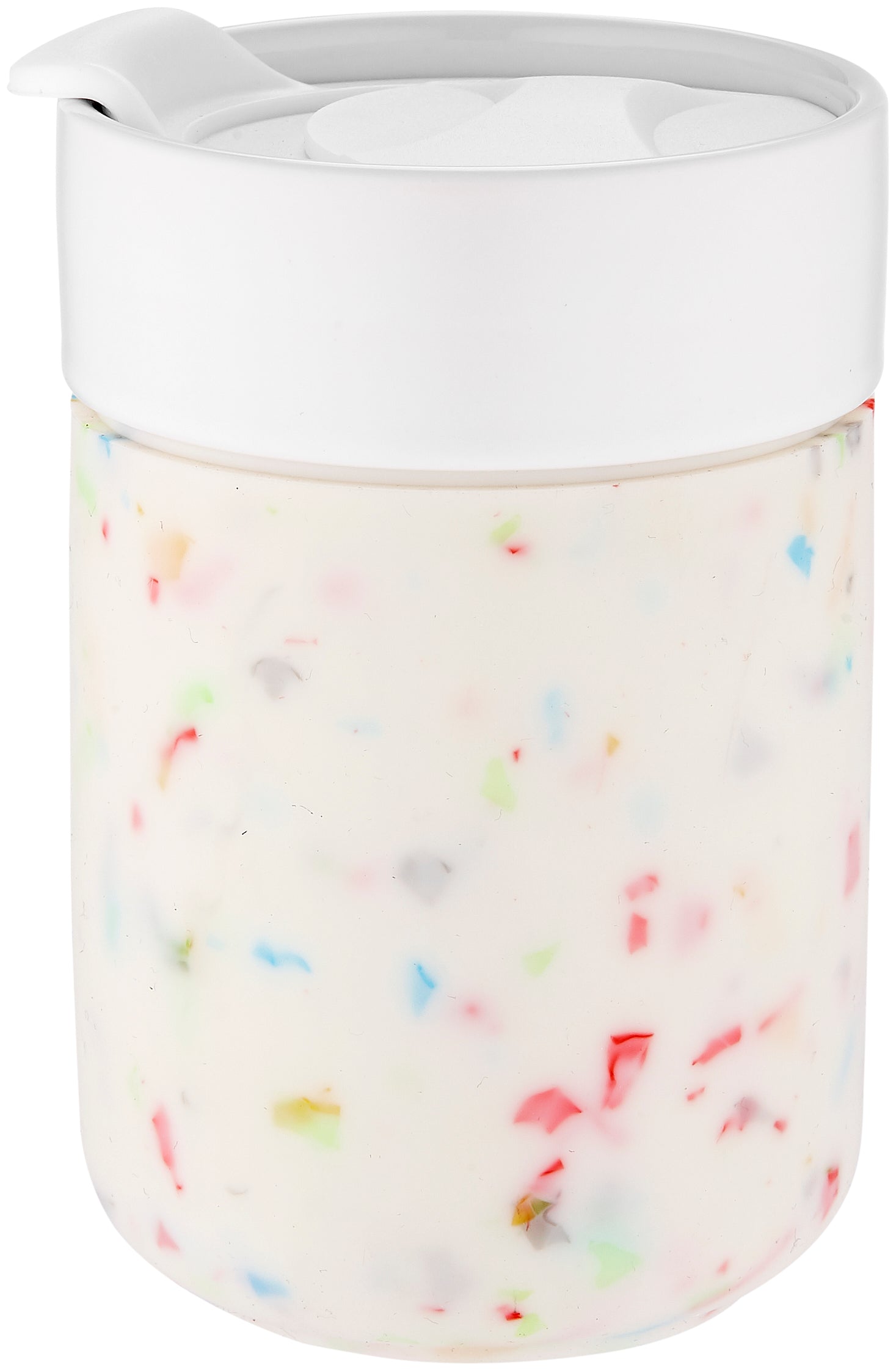 Eco Ladelle Eco Brew White Terrazzo Travel Mug