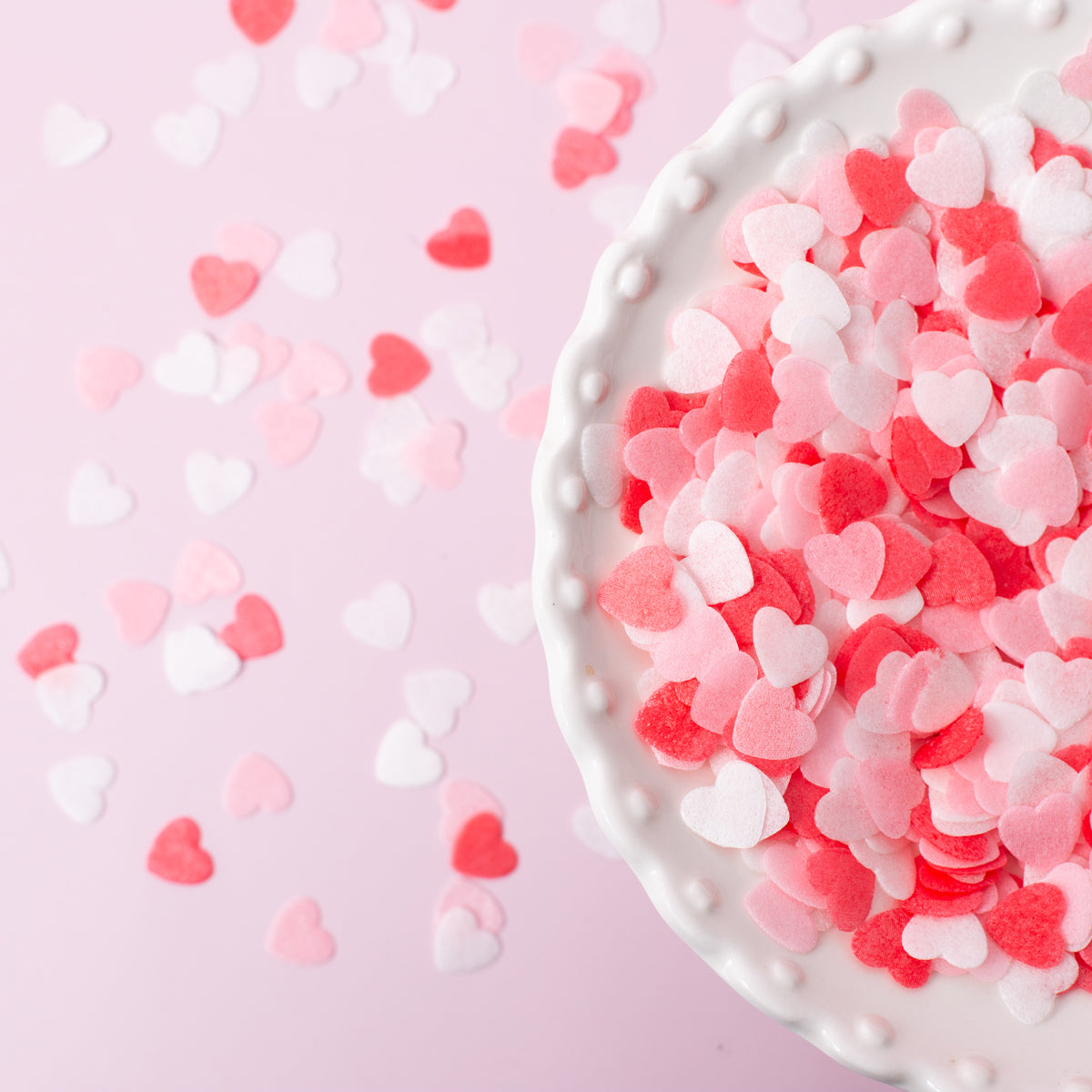 Sprinks Small Hearts Valentine Wafer Decorations 9g
