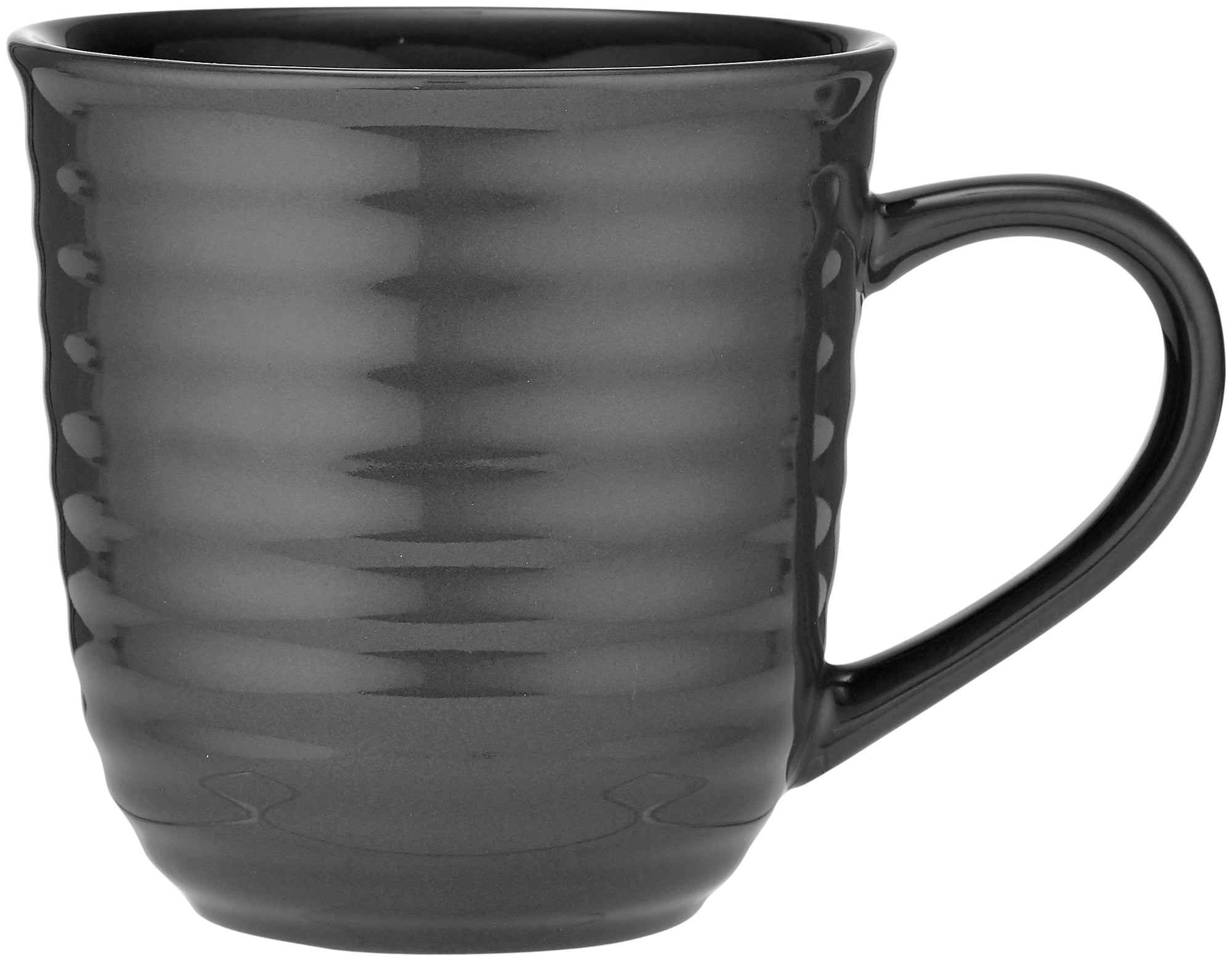 Ladelle Homestead Charcoal 4pce Mug Set