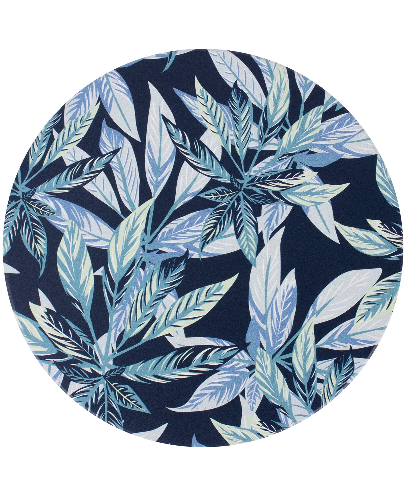 Ladelle Zest Leaf Navy Ceramic Trivet
