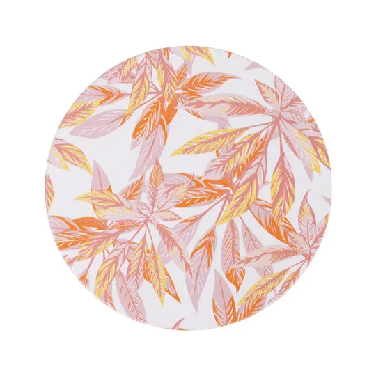 Ladelle Zest Leaf White Ceramic Trivet