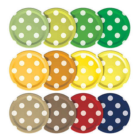 Mortier Pilon Mason Jar Lids - 12 Pack