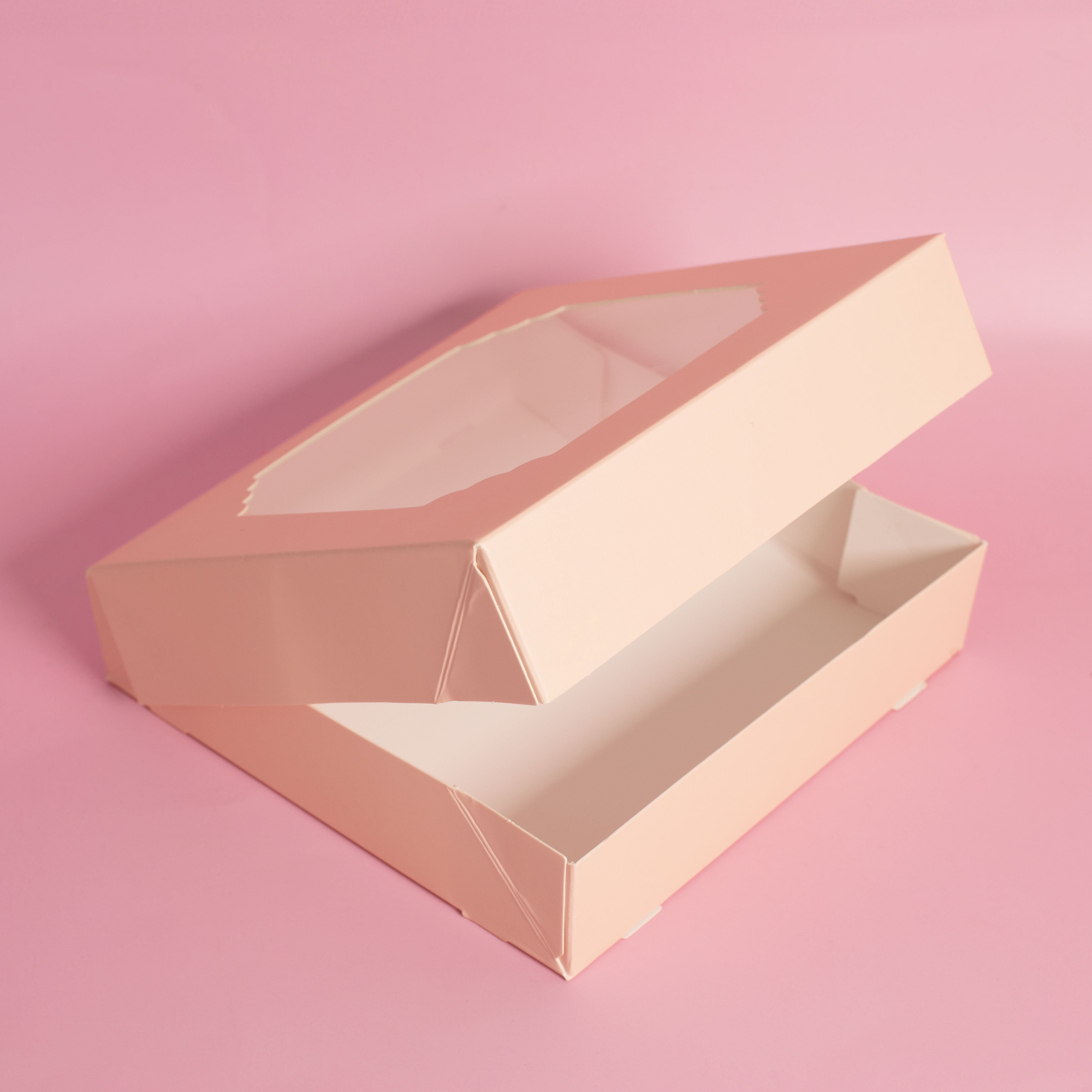 Papyrus Scalloped Large Treat Box Pastel Pink 5 Pack