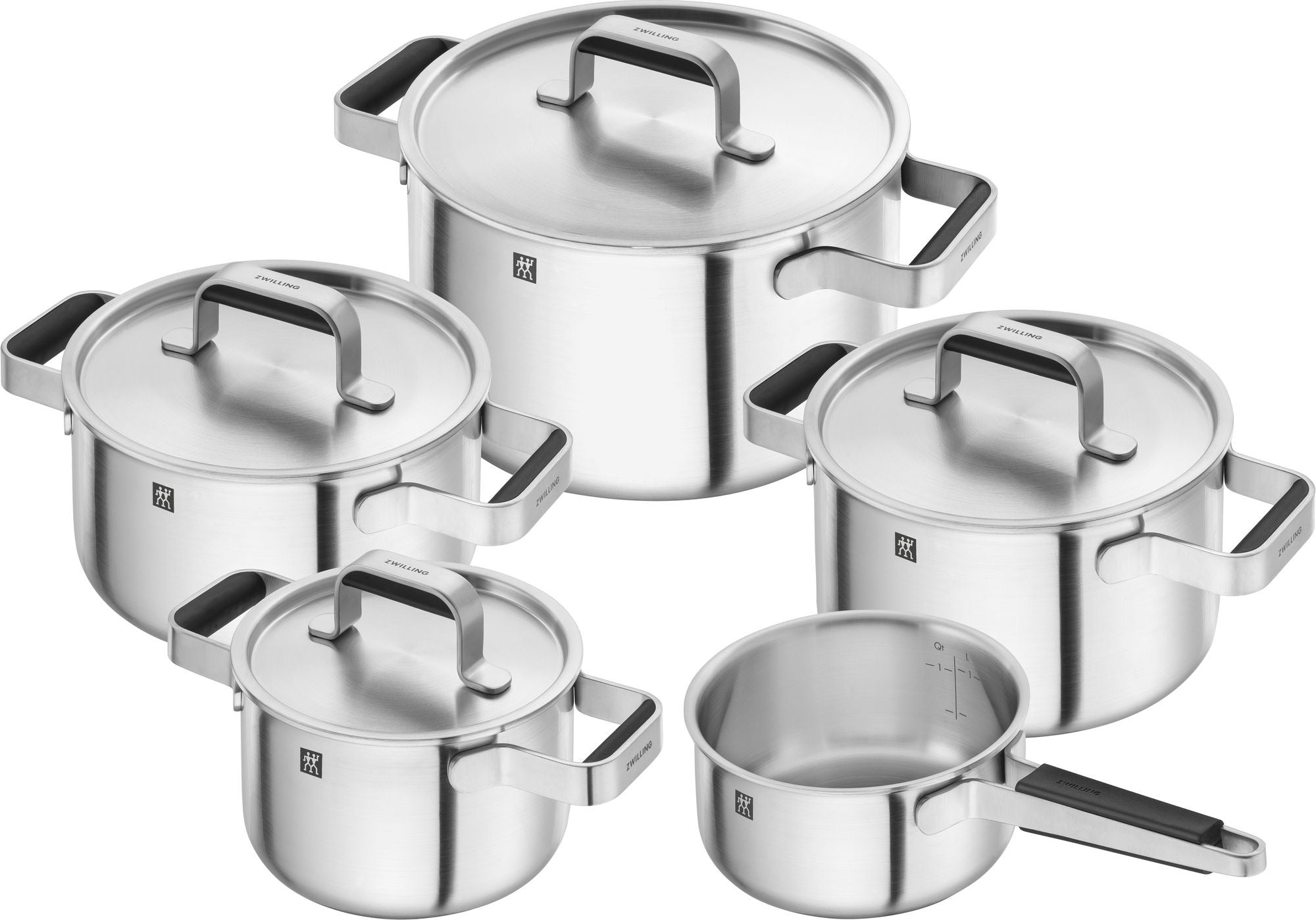 Zwilling Pure Stainless Steel Cookware 5-Piece Set
