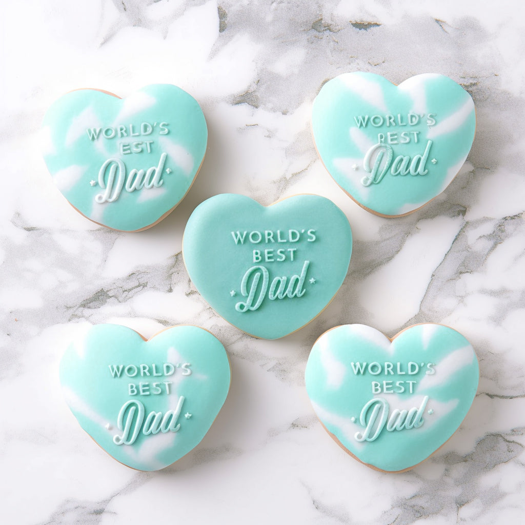Coo Kie Embosser Stamp World's Best Dad