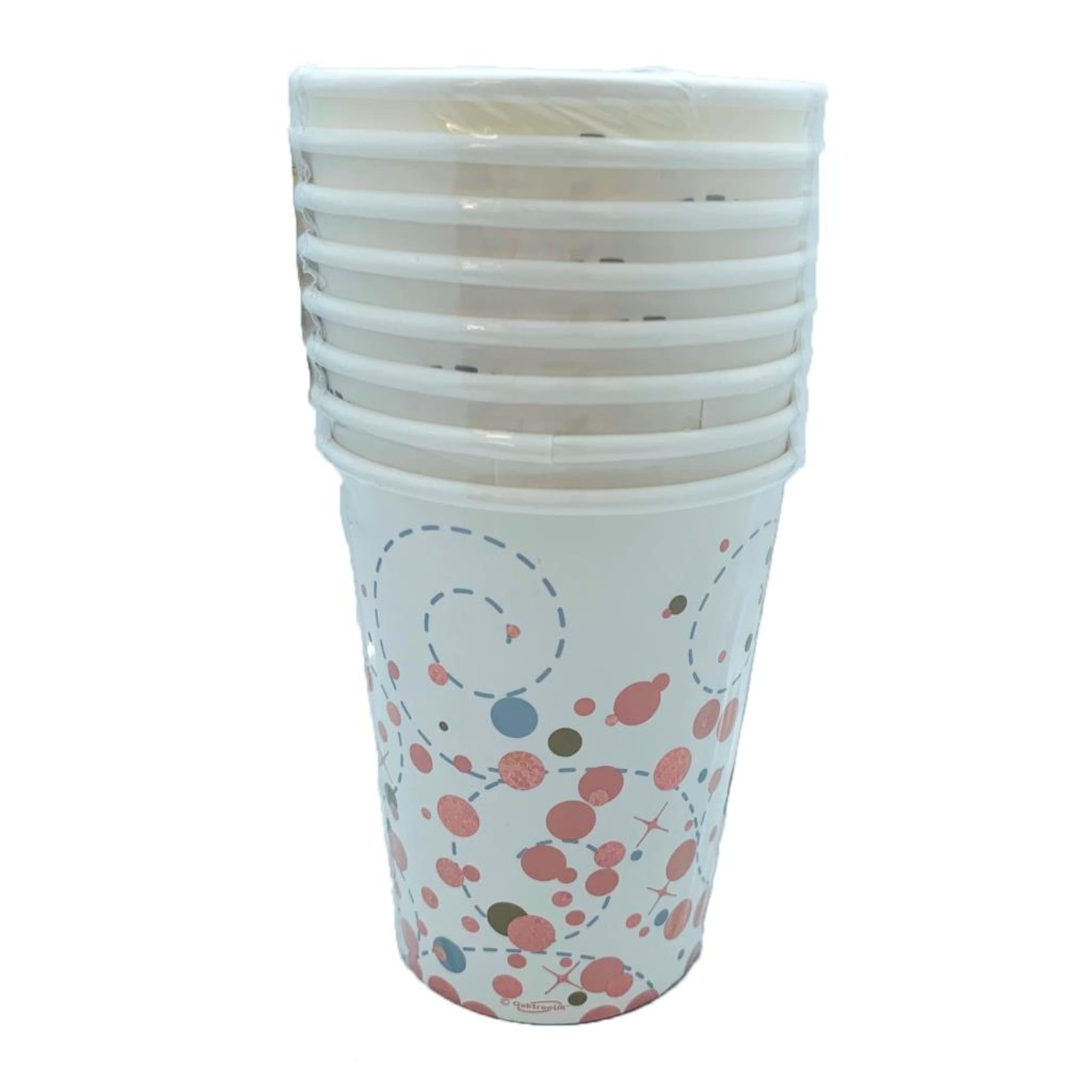 Occasions Sparkling Fizz Rose Gold 9oz Cup (8 Pack)