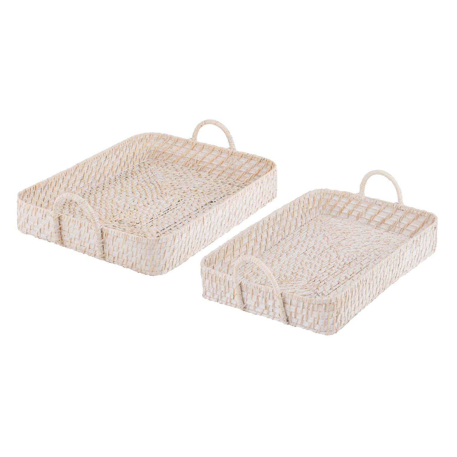 Ladelle Whitehaven Woven Set of 2 Tray