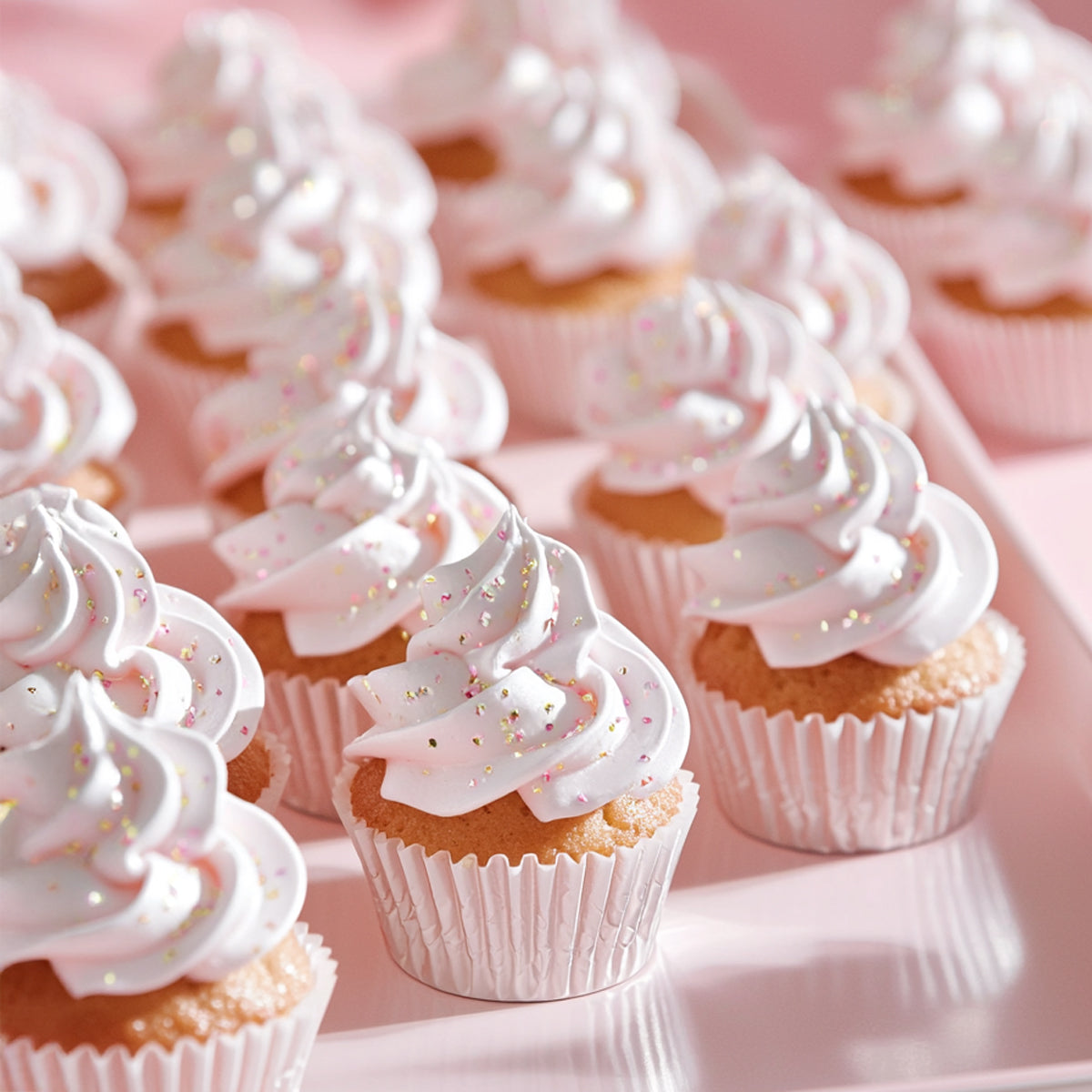 Papyrus Mini Foil Baking Cups Base White 35mm 50 Pack
