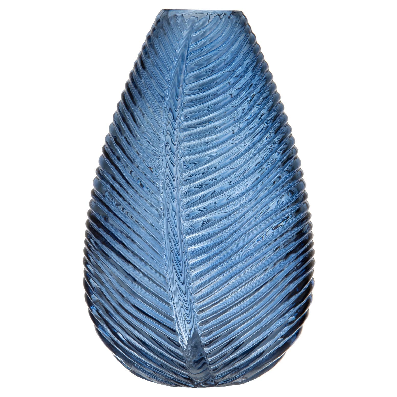 Ladelle Chelsea Blue Leaf Large Vase