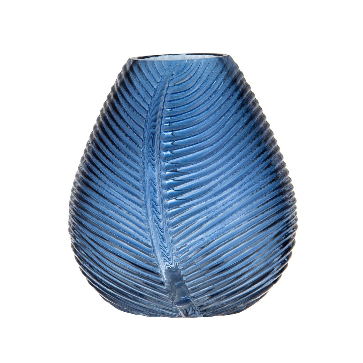 Ladelle Chelsea Blue Leaf Small Vase