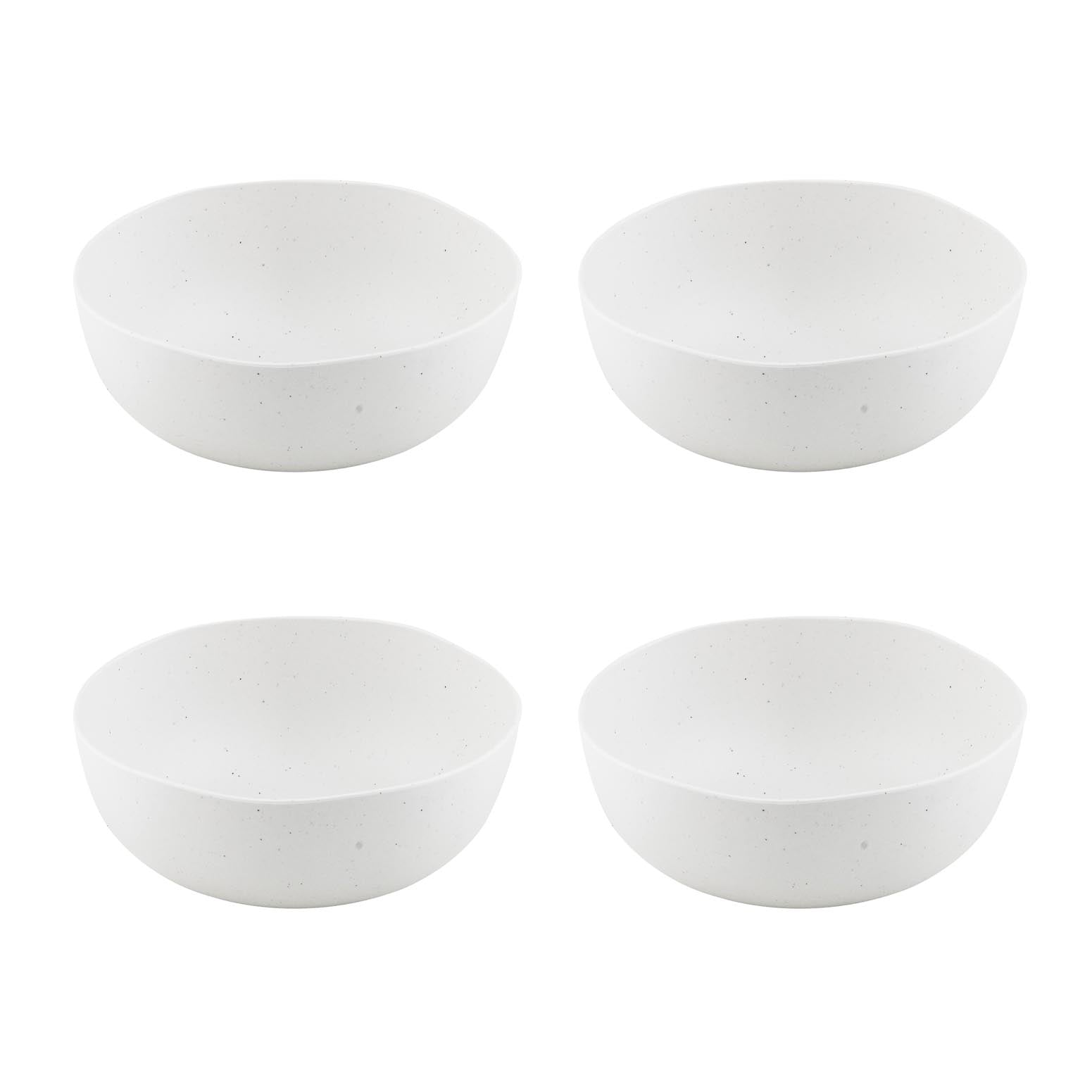 Eco Ladelle Flinders Small PET White 4pk Bowl