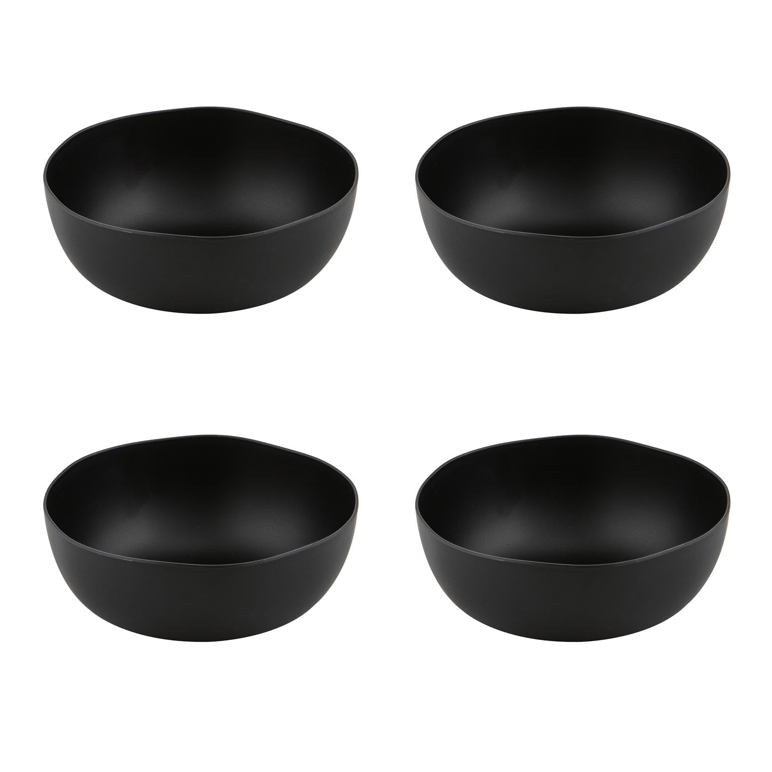 Eco Ladelle Flinders Small PET Charcoal 4pk Bowl