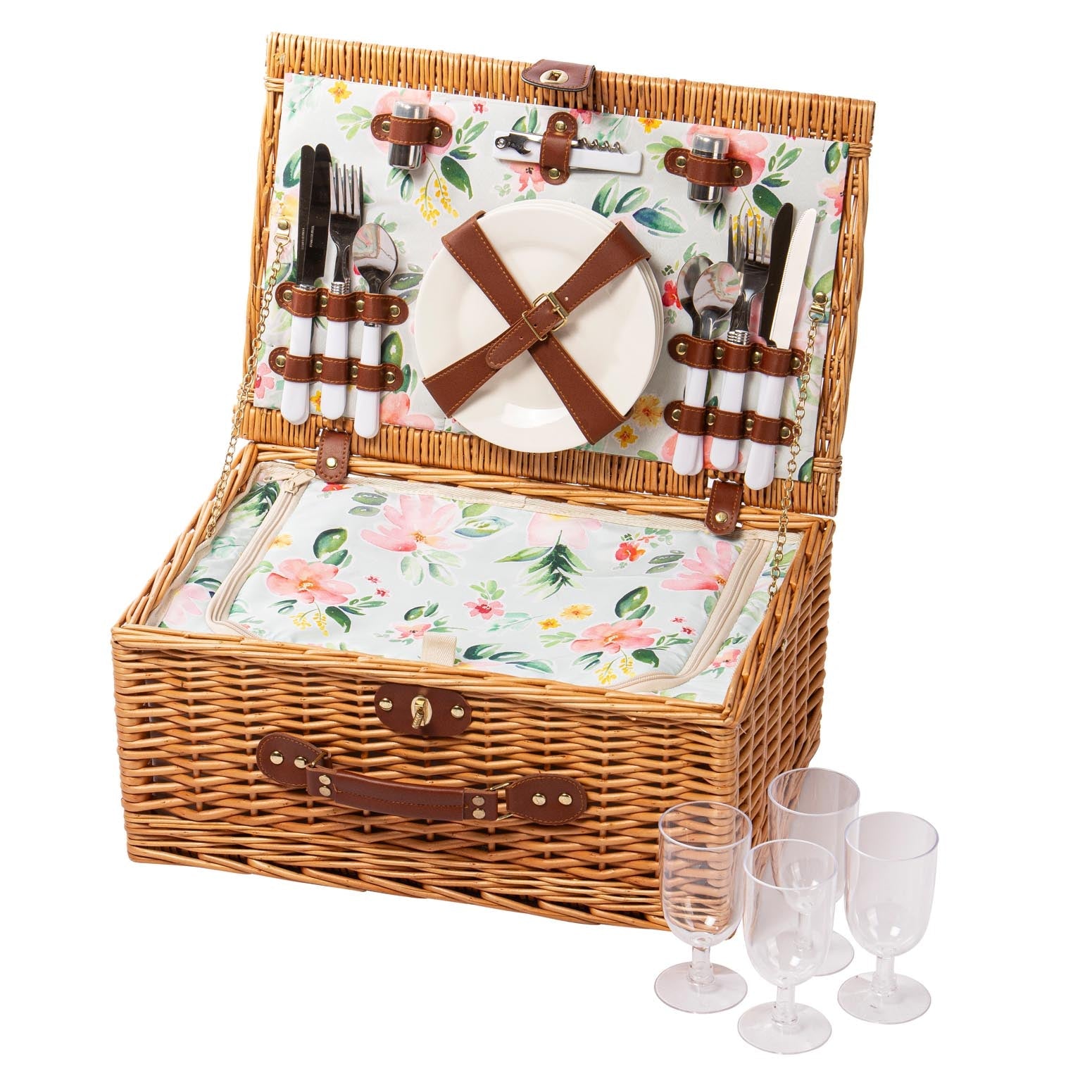 Ladelle Chelsea 4 Person Picnic Basket
