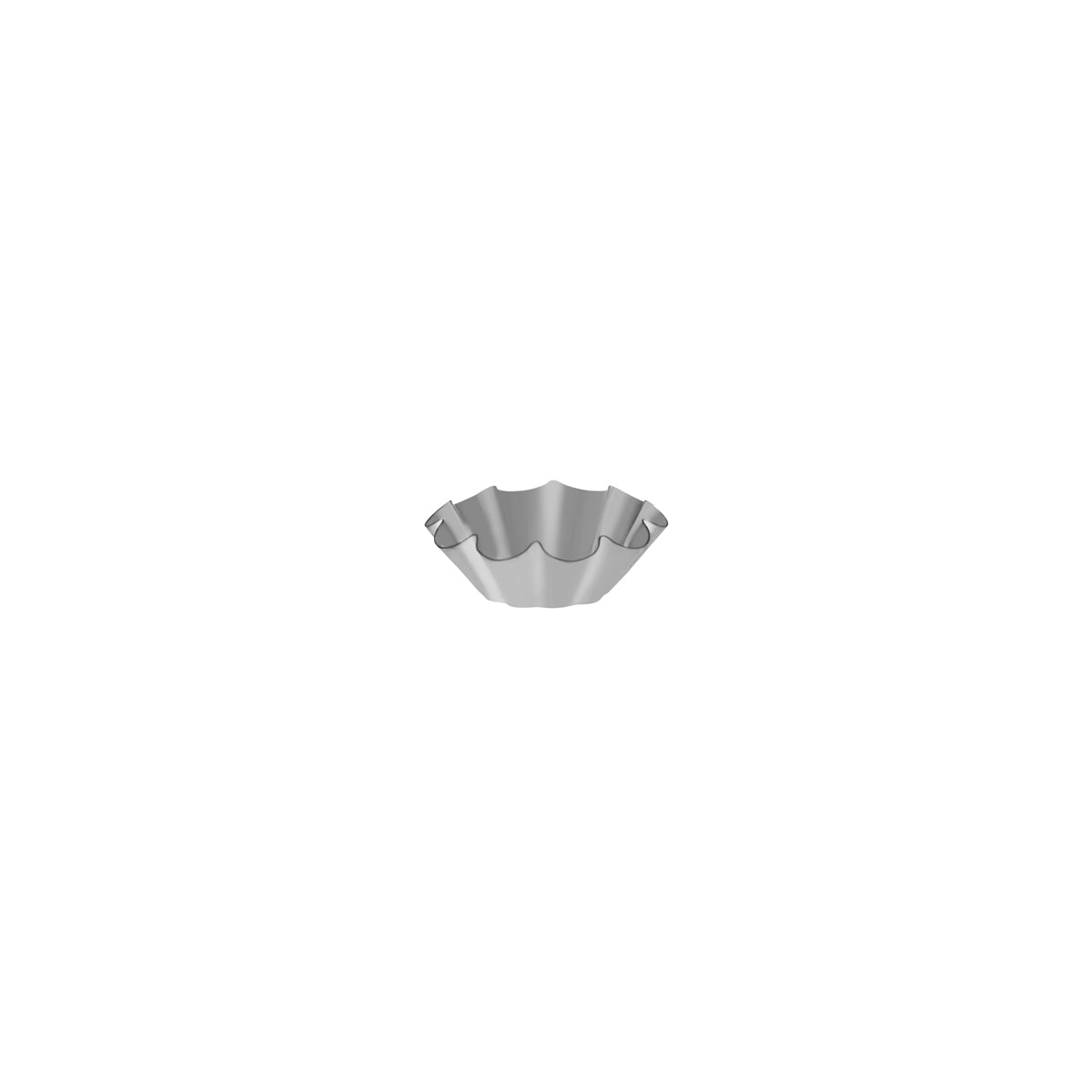 Guery Brioche Mould 10 Ribs Fixed Base 75x28mm