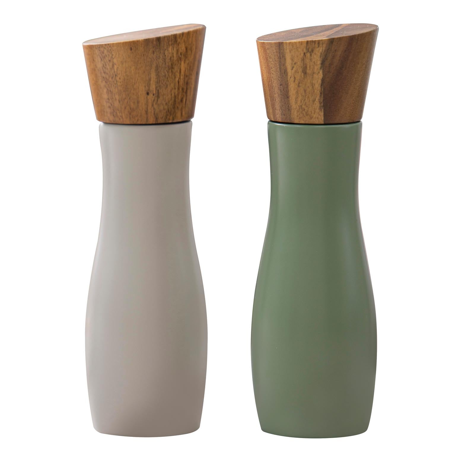 Ladelle Essentials Stone & Sage Salt & Pepper Grinders