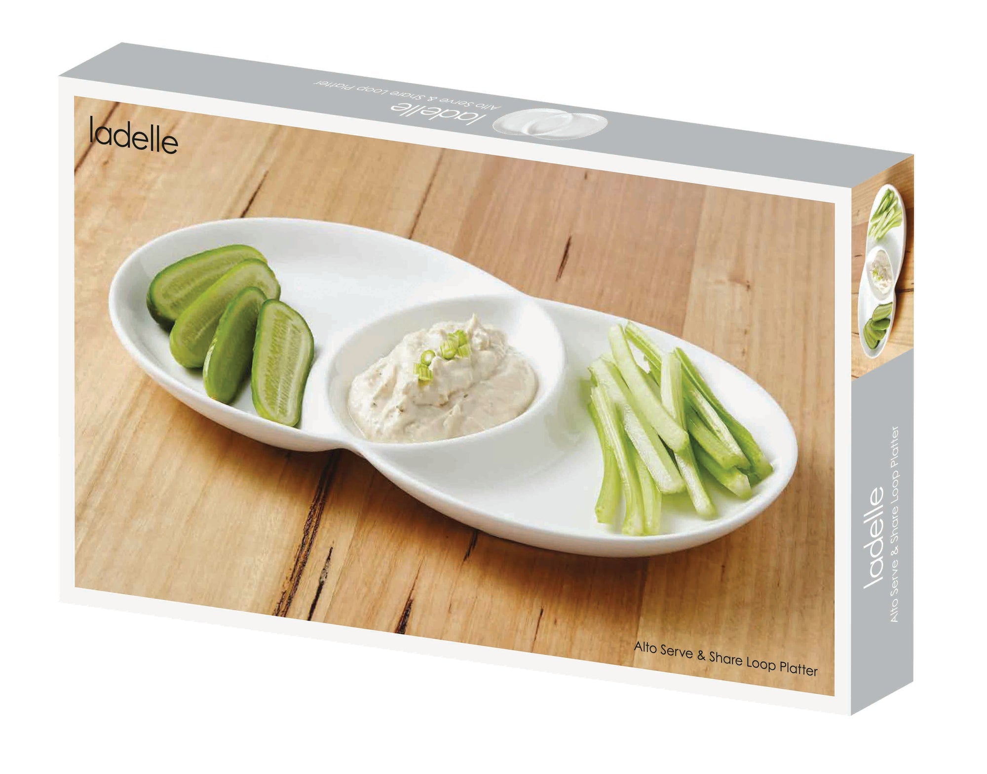 Ladelle Alto Serve & Share Loop Platter