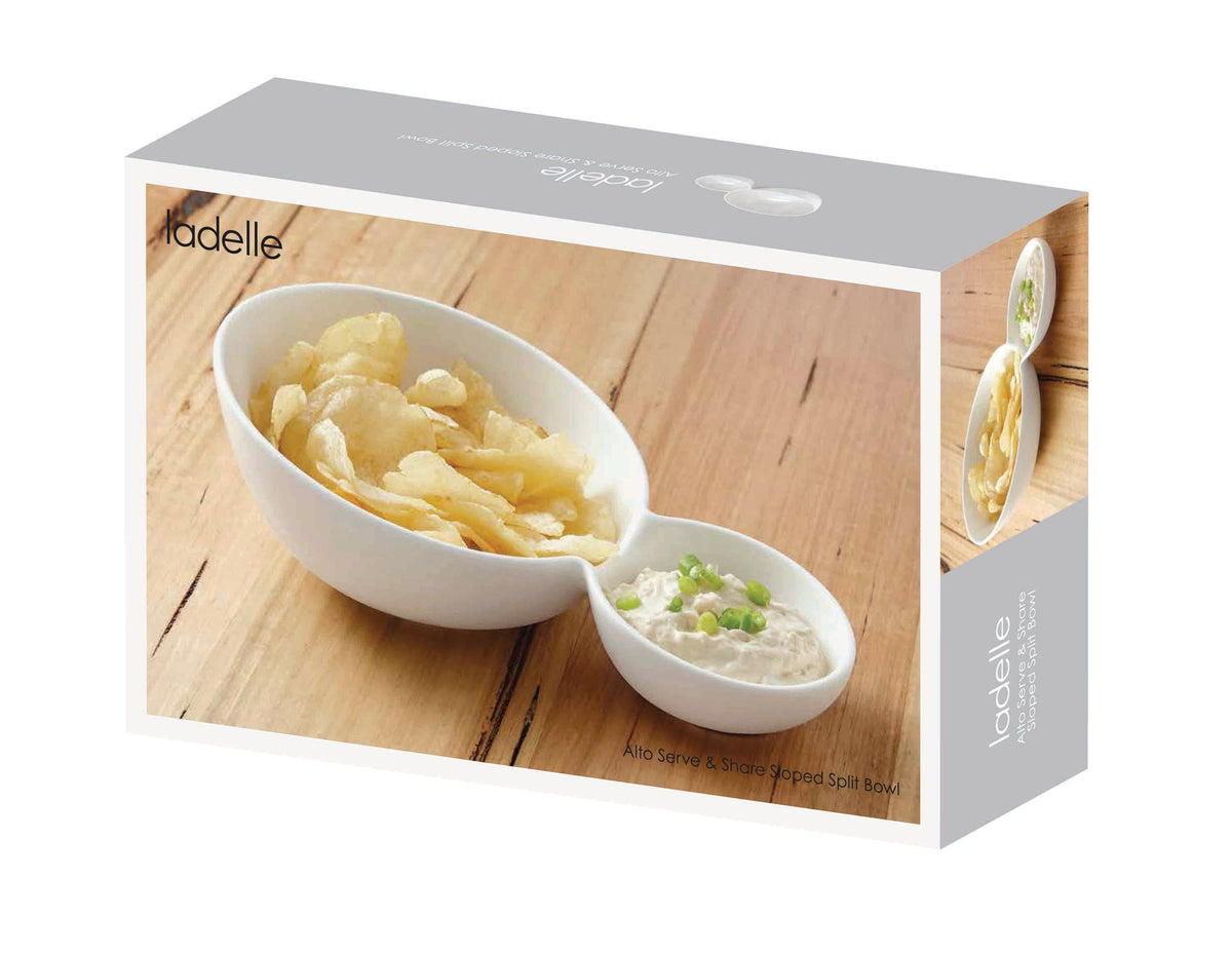 Ladelle Alto Serve & Share Sloped Split Bowl