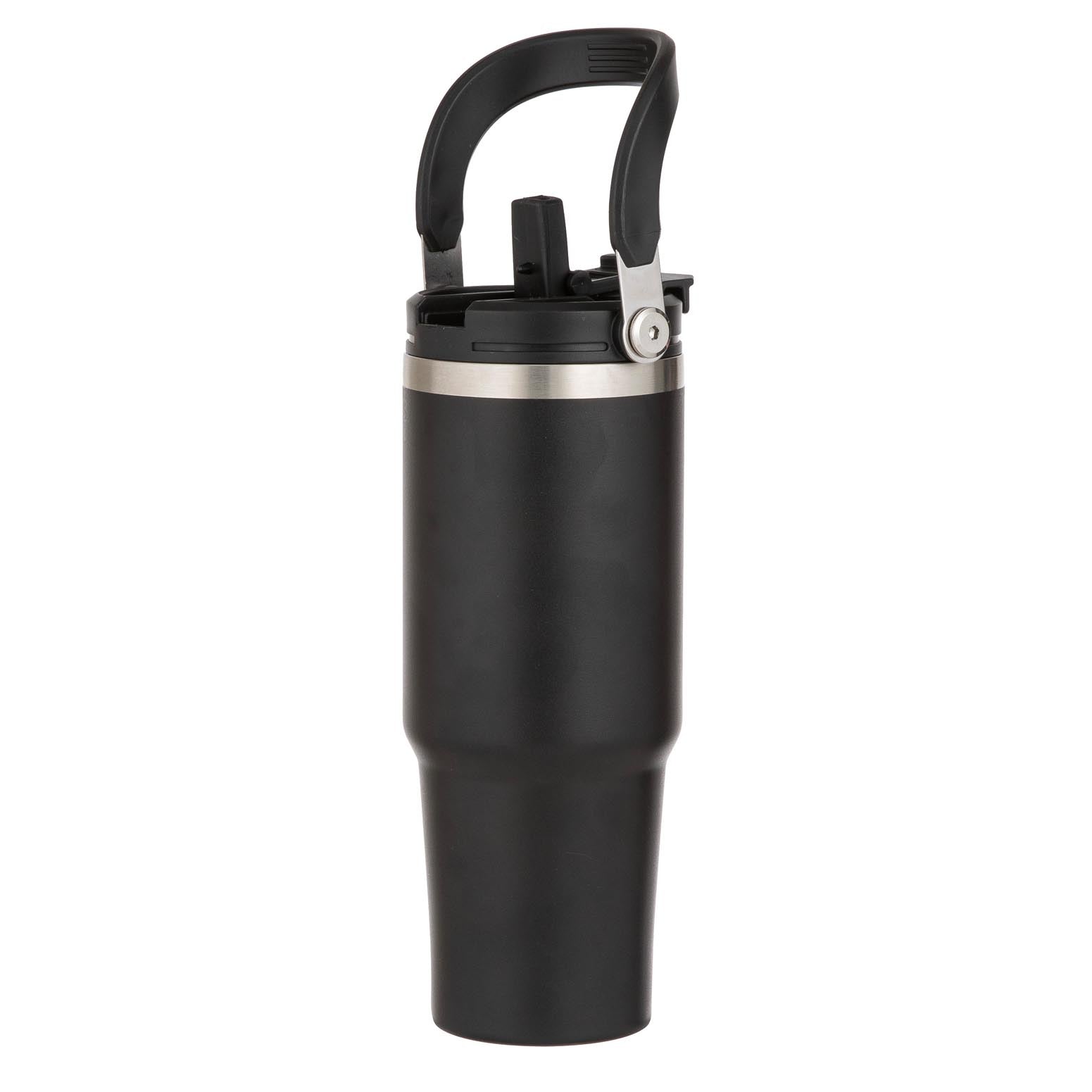 Eco Ladelle Eco Hydrate Black 1ltr Drink Bottle