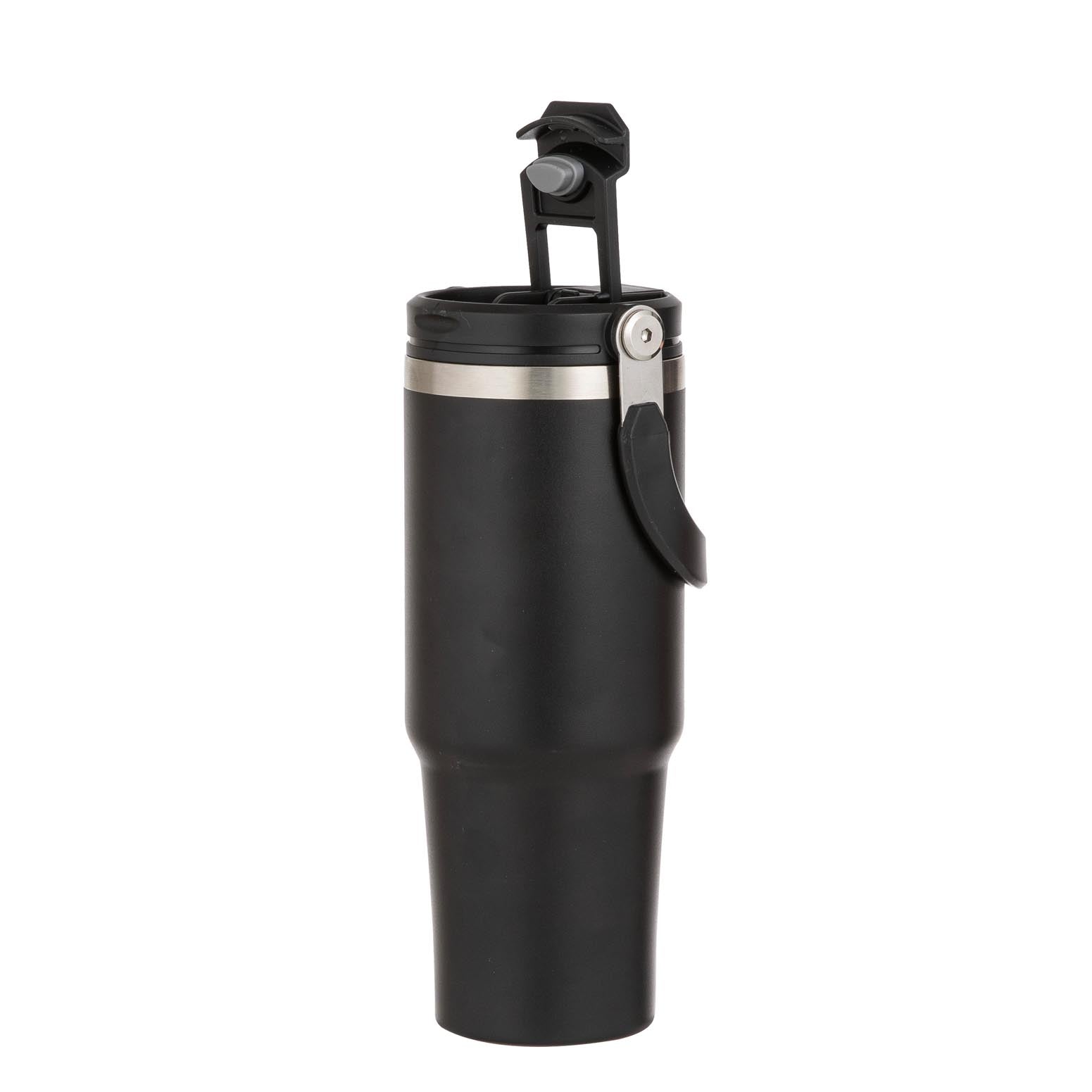 Eco Ladelle Eco Hydrate Black 1ltr Drink Bottle