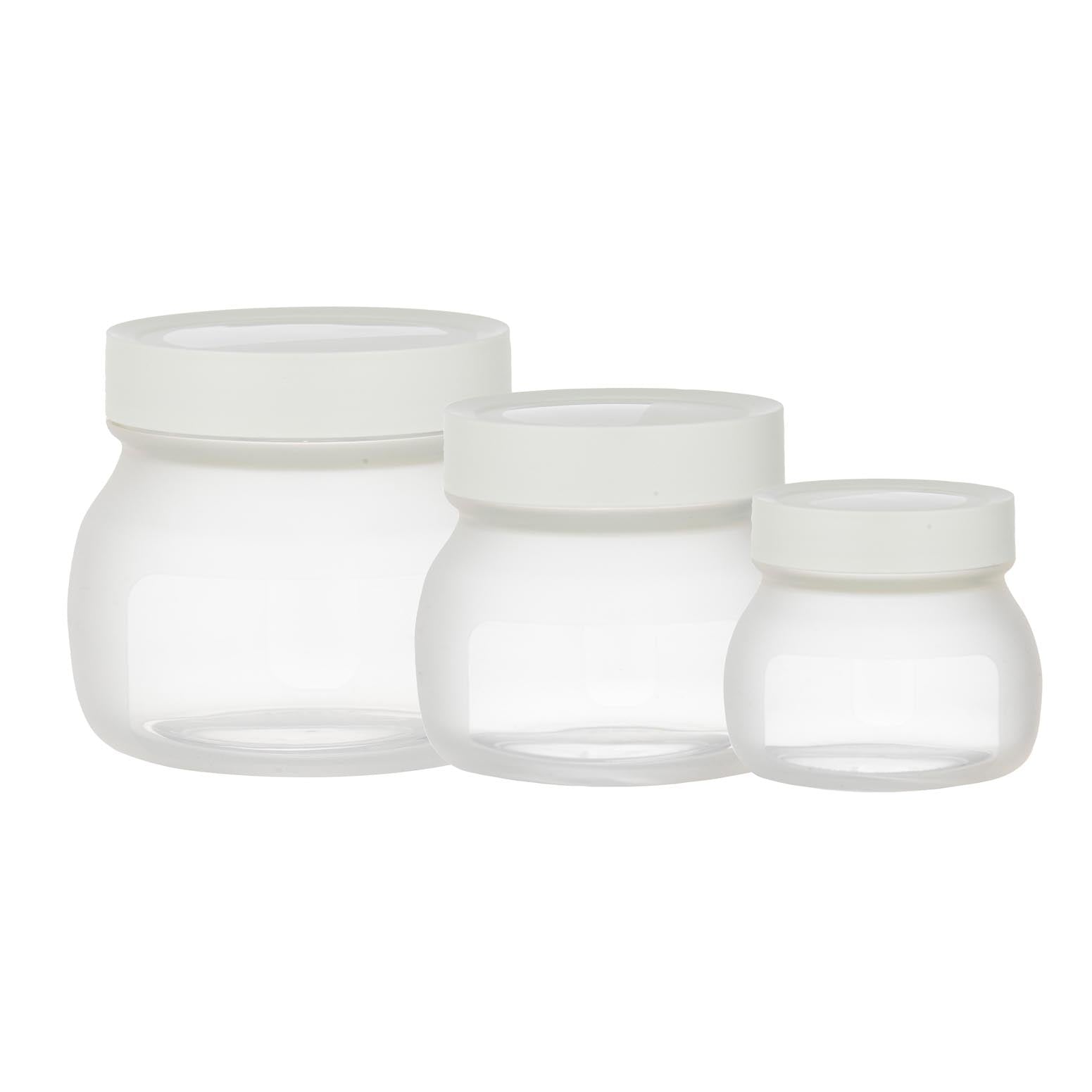 Eco Ladelle Eco Flexi White 3pk Assorted Jar
