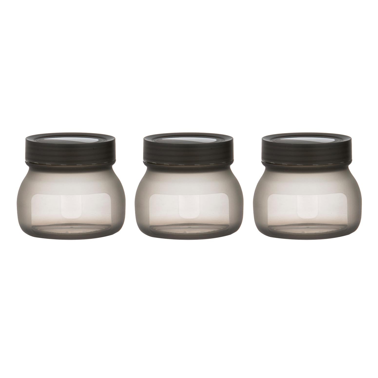 Eco Ladelle Eco Flexi Charcoal 3pk Small Jar
