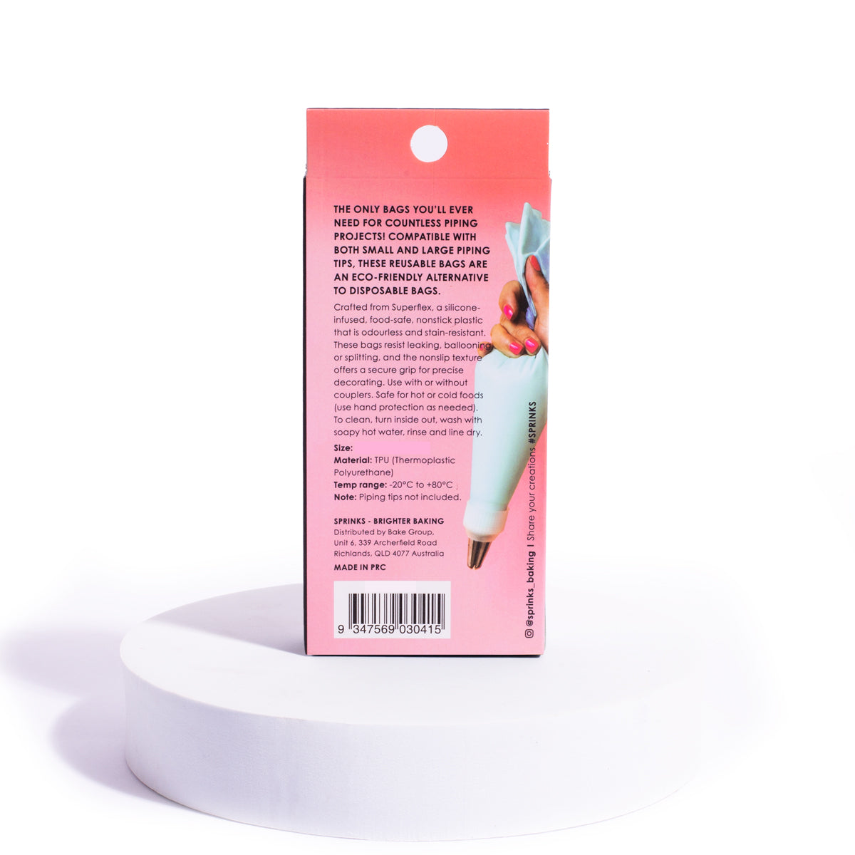 Sprinks Reusable 12in Superflex Piping Bag 2 Pack