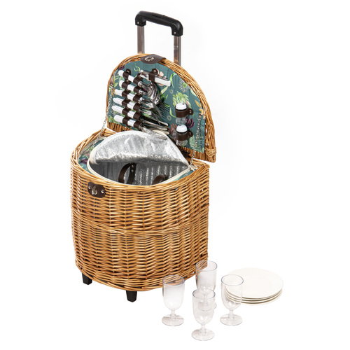 Ladelle Leura 4 Person Trolley Picnic Basket