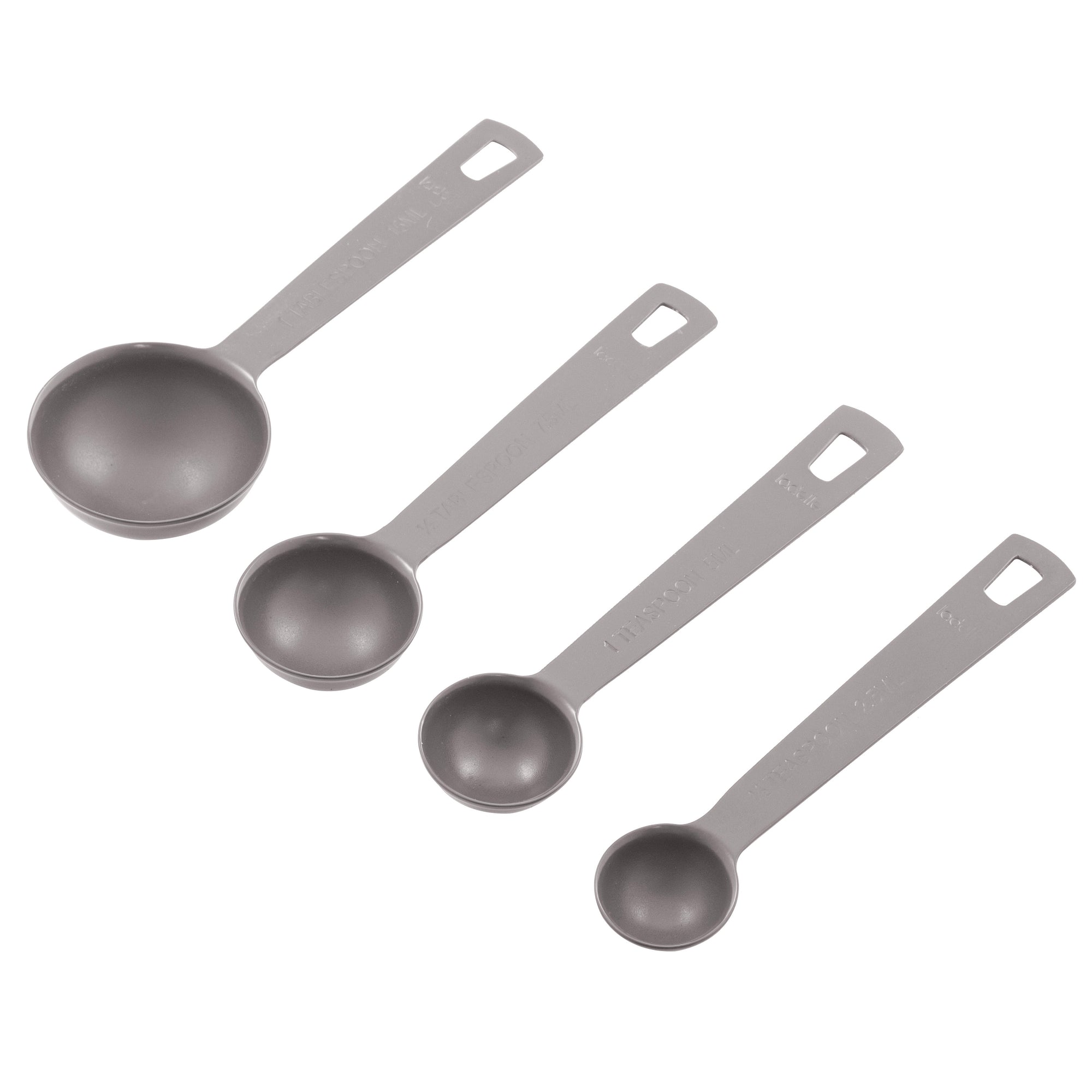 Ladelle Essentials Stone Set of 4 Measuring Spoons