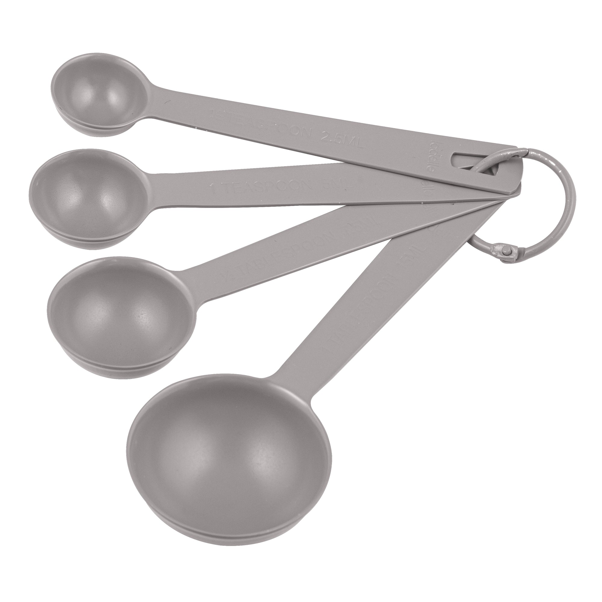 Ladelle Essentials Stone Set of 4 Measuring Spoons