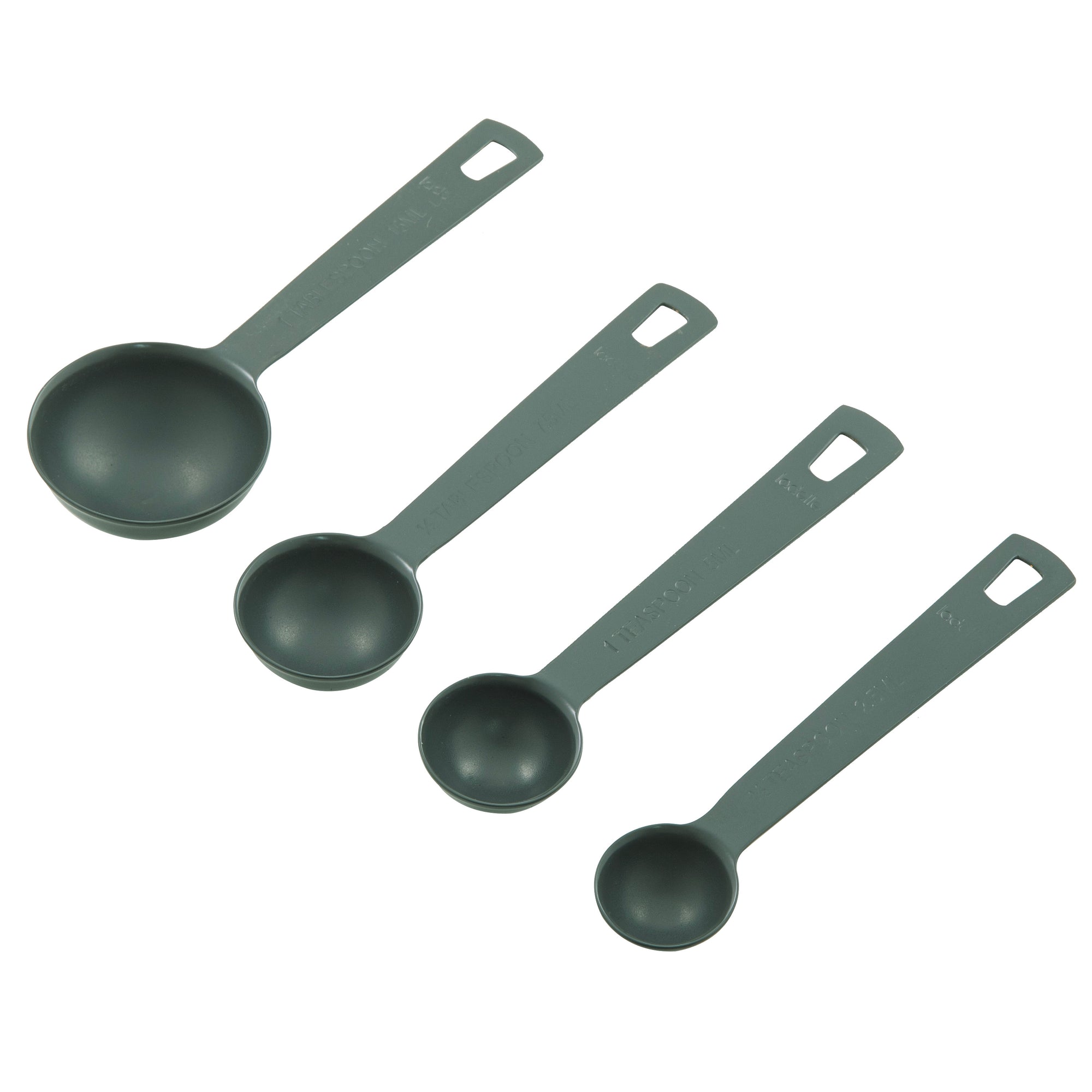 Ladelle Essentials Sage Set of 4 Measuring Spoons