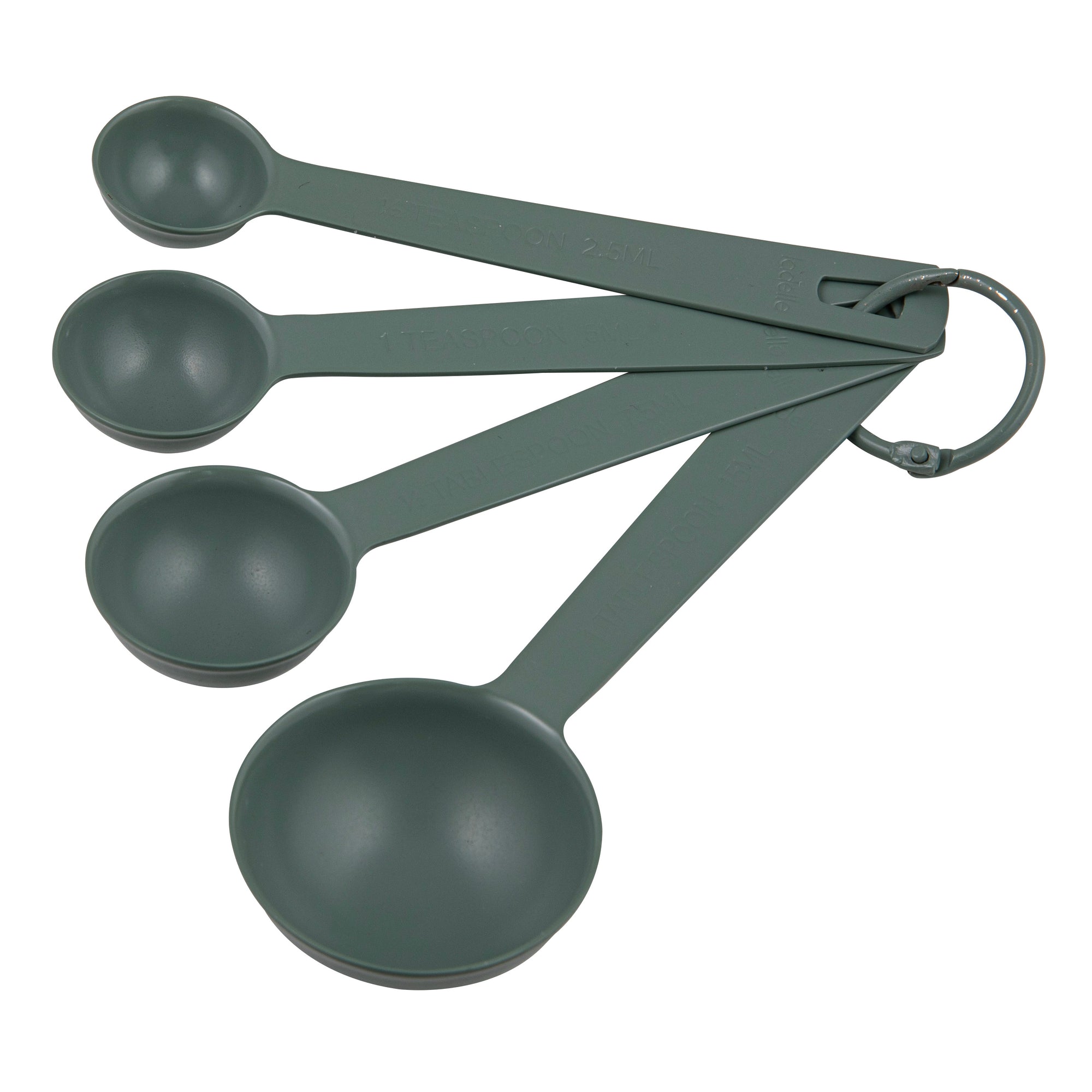 Ladelle Essentials Sage Set of 4 Measuring Spoons