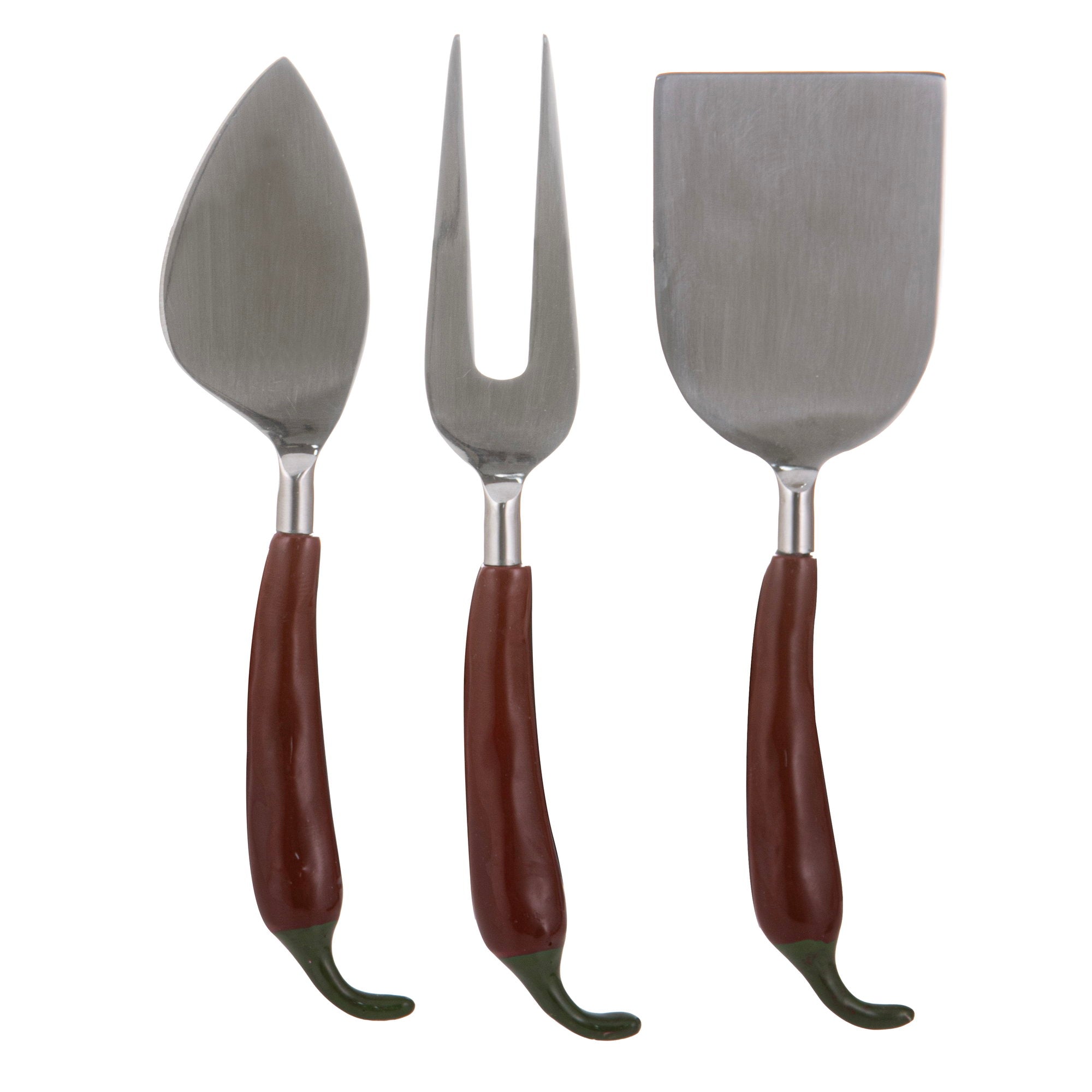 Ladelle Flavour Haven Chilli 3pce Cheese Knife Set