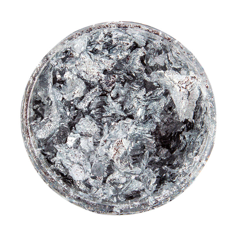 Sprinks Loose Silver Leaf Flakes 2g