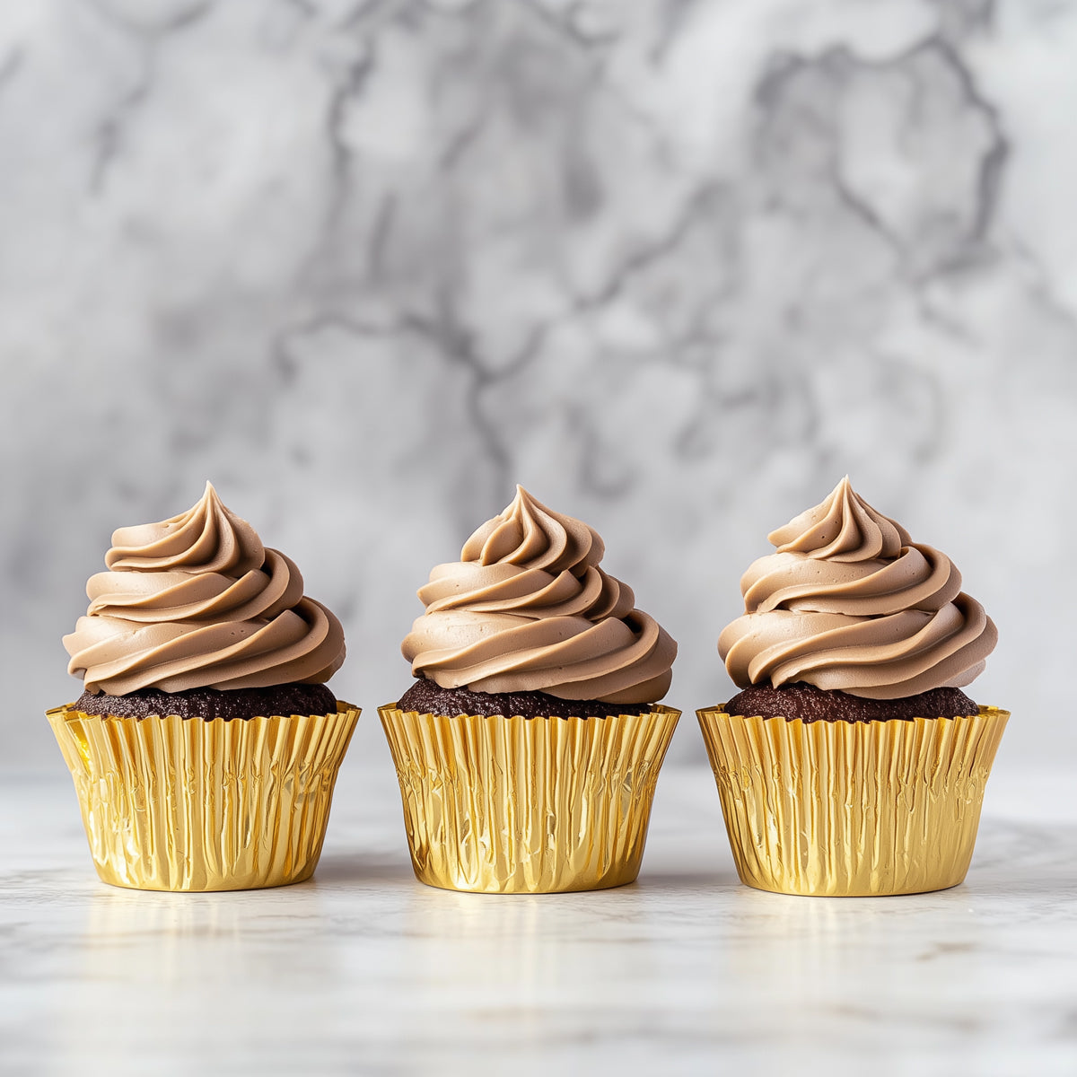 Papyrus Standard Foil Baking Cups Base Gold 50mm 50 Pack