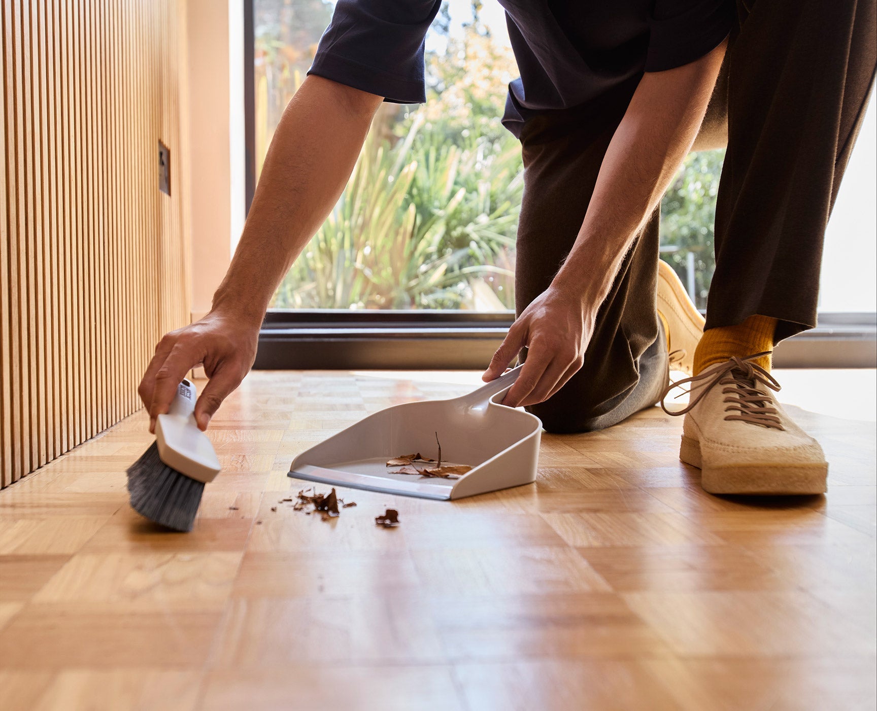 Joseph Joseph Cleantech Wall-Mounted Dustpan & Brush