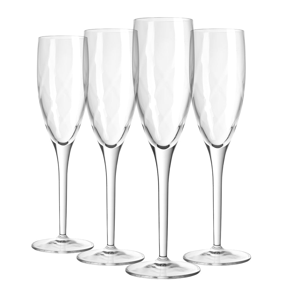 Luigi Bormioli Canaletto Flute 195ml 4 pack